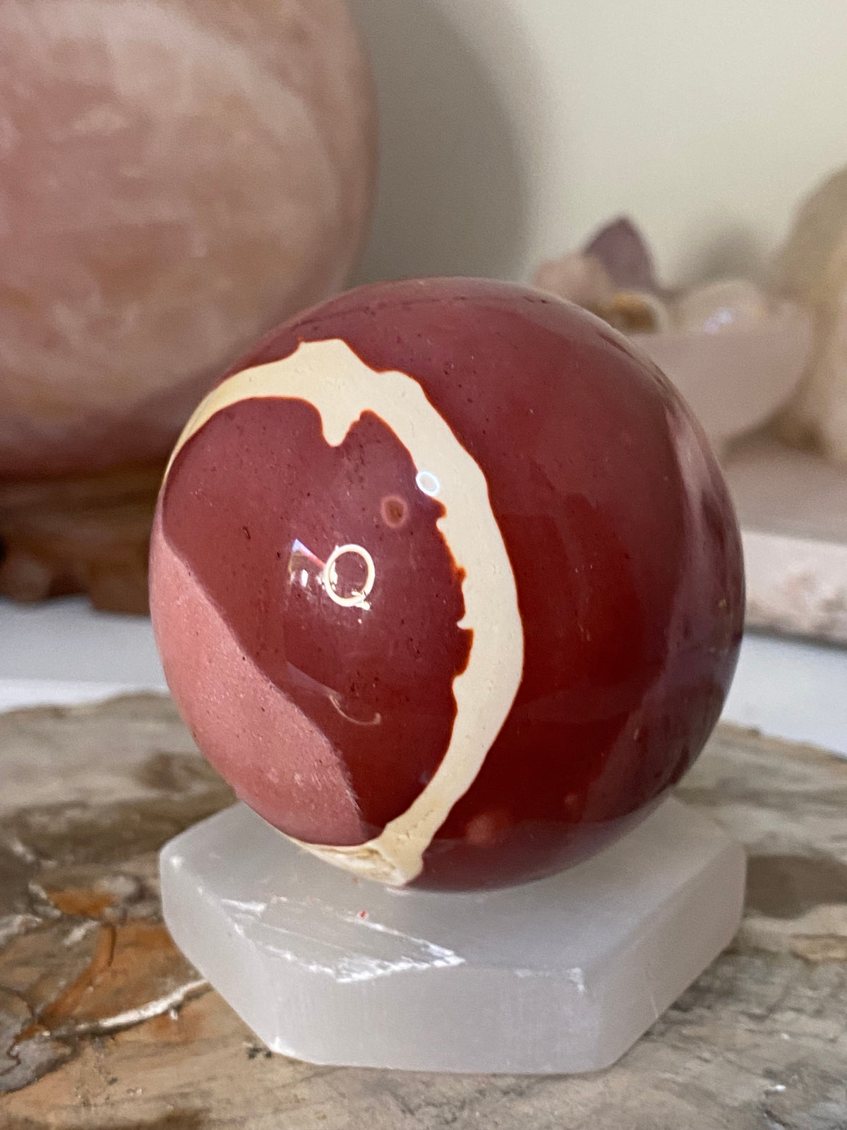 Mookite crystal sphere