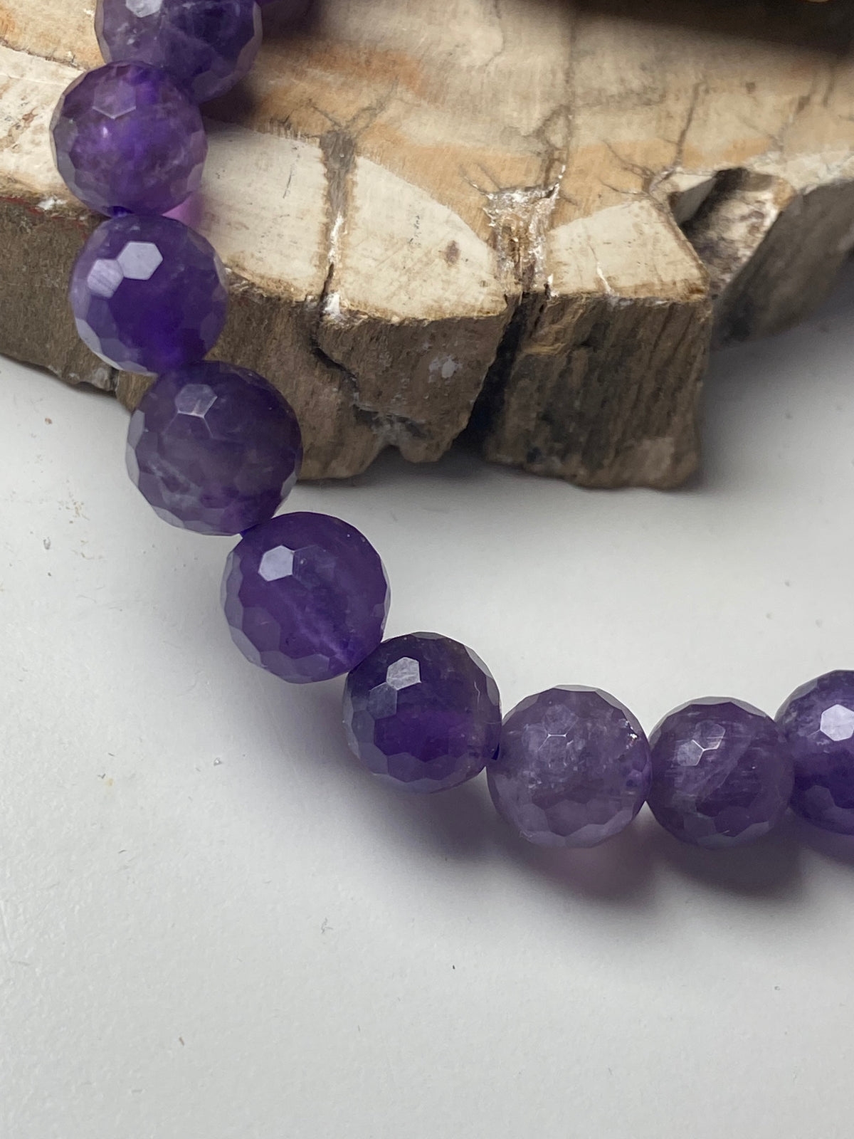 Amethyst Faceted bracelet