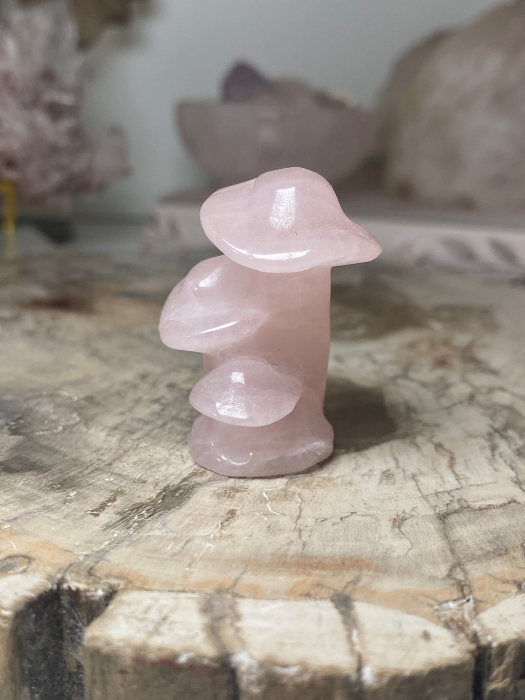 Small mushroom carving