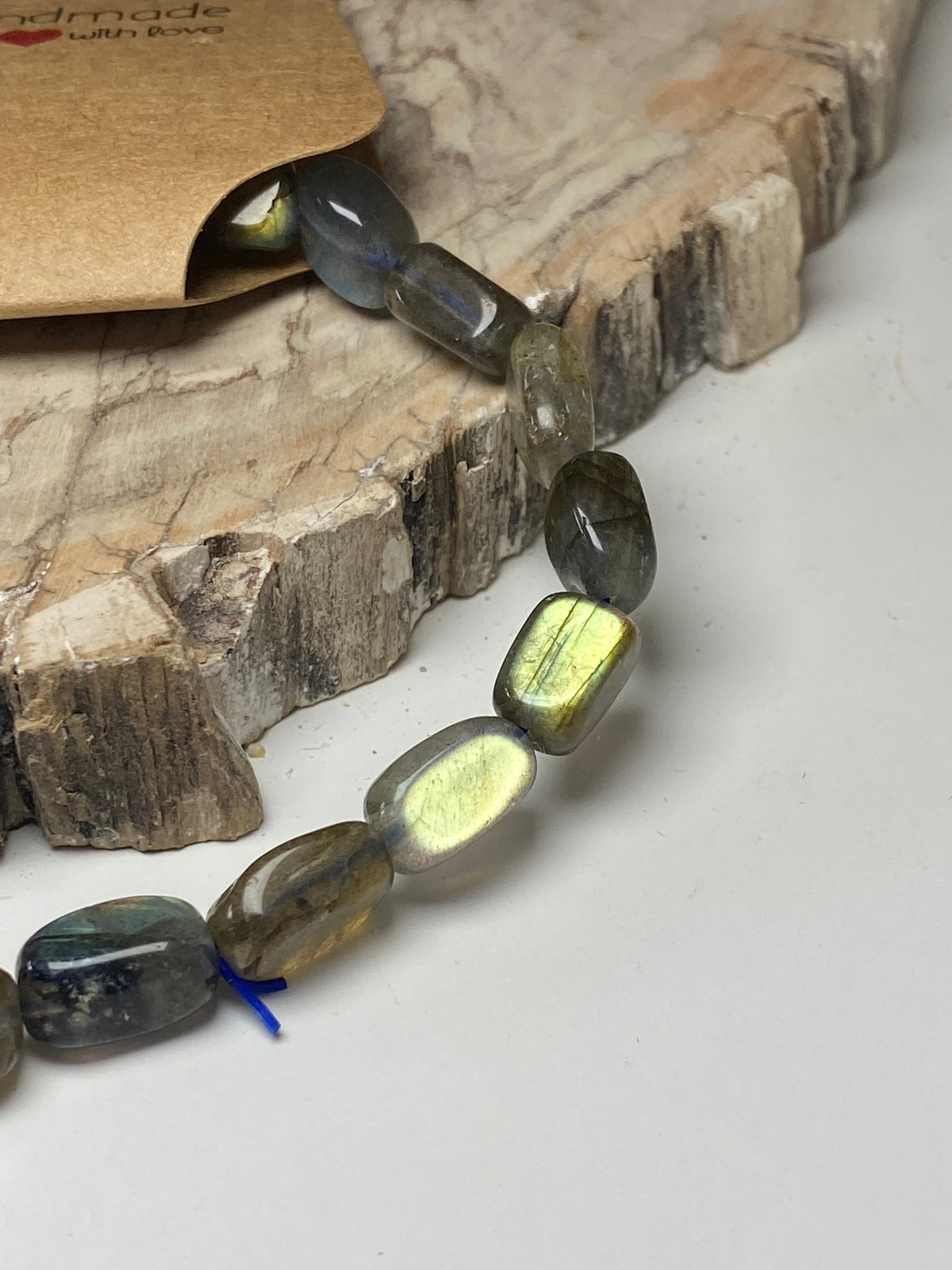 Labidorite crystal bracelet