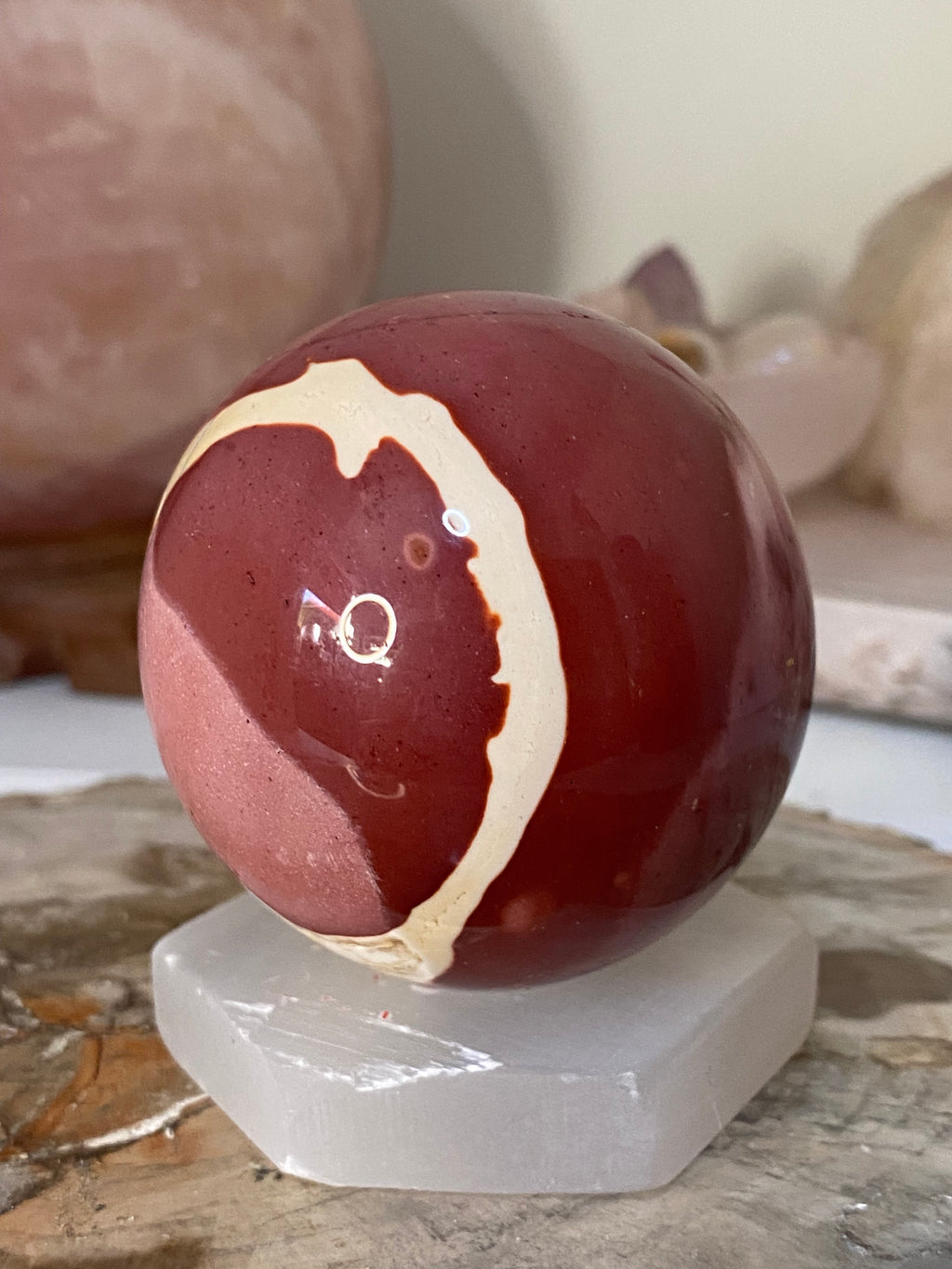 Mookite crystal sphere