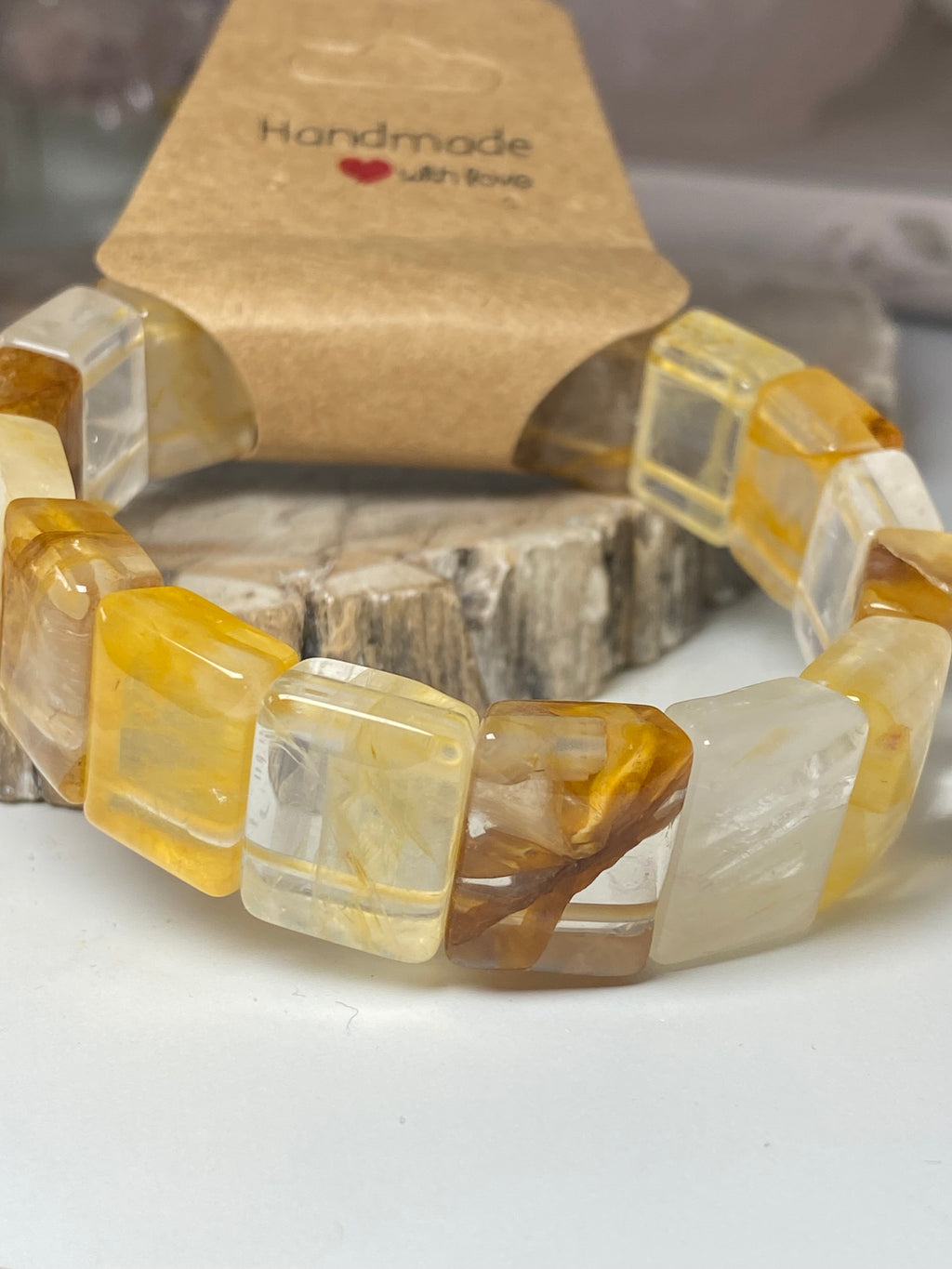 Golden Healer crystal Bracelet
