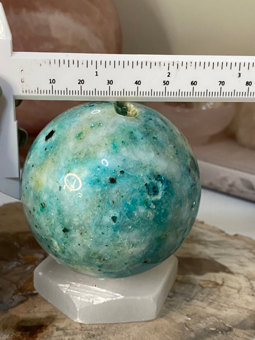 Phoenix stone crystal sphere