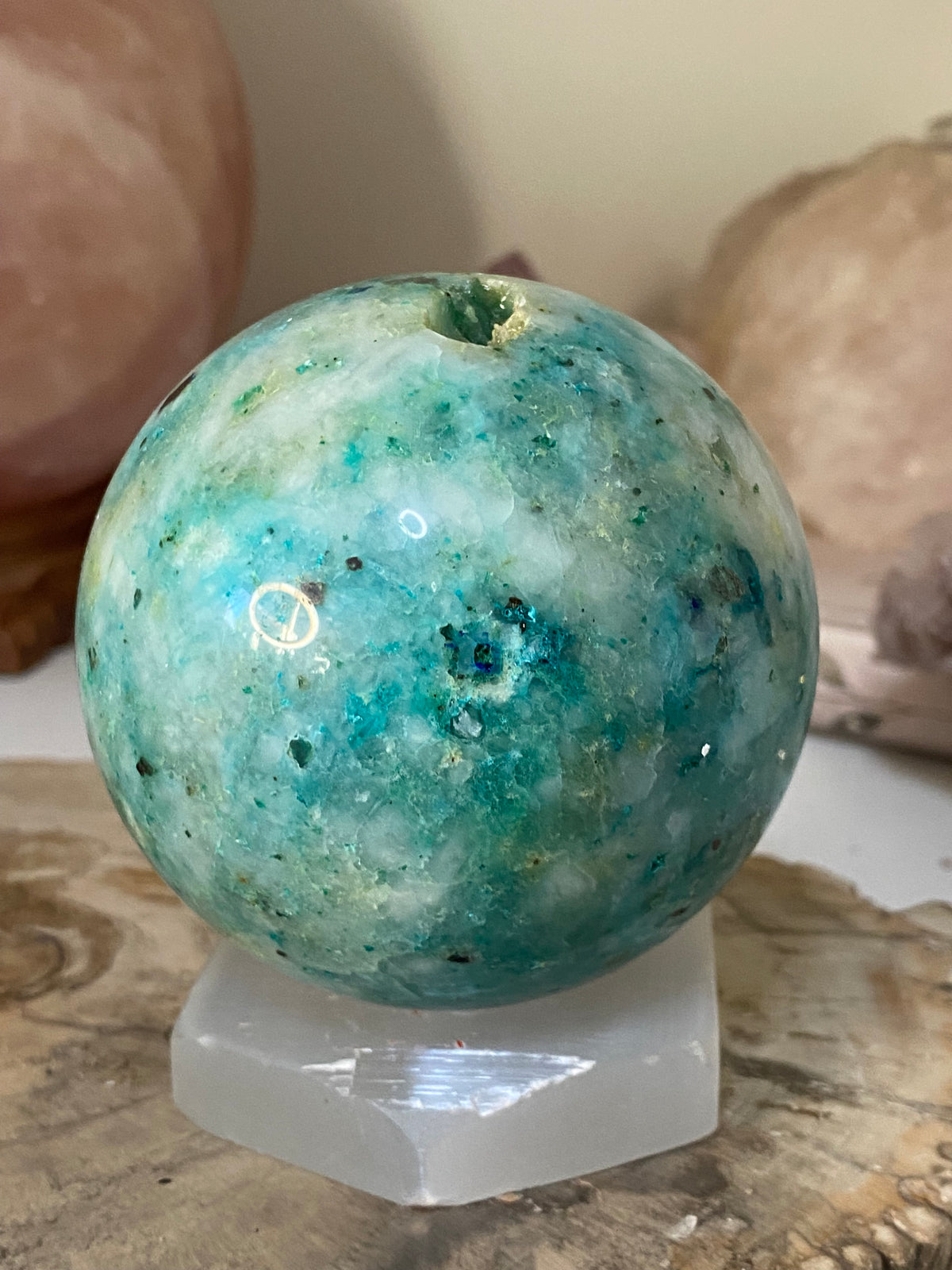 Phoenix stone crystal sphere