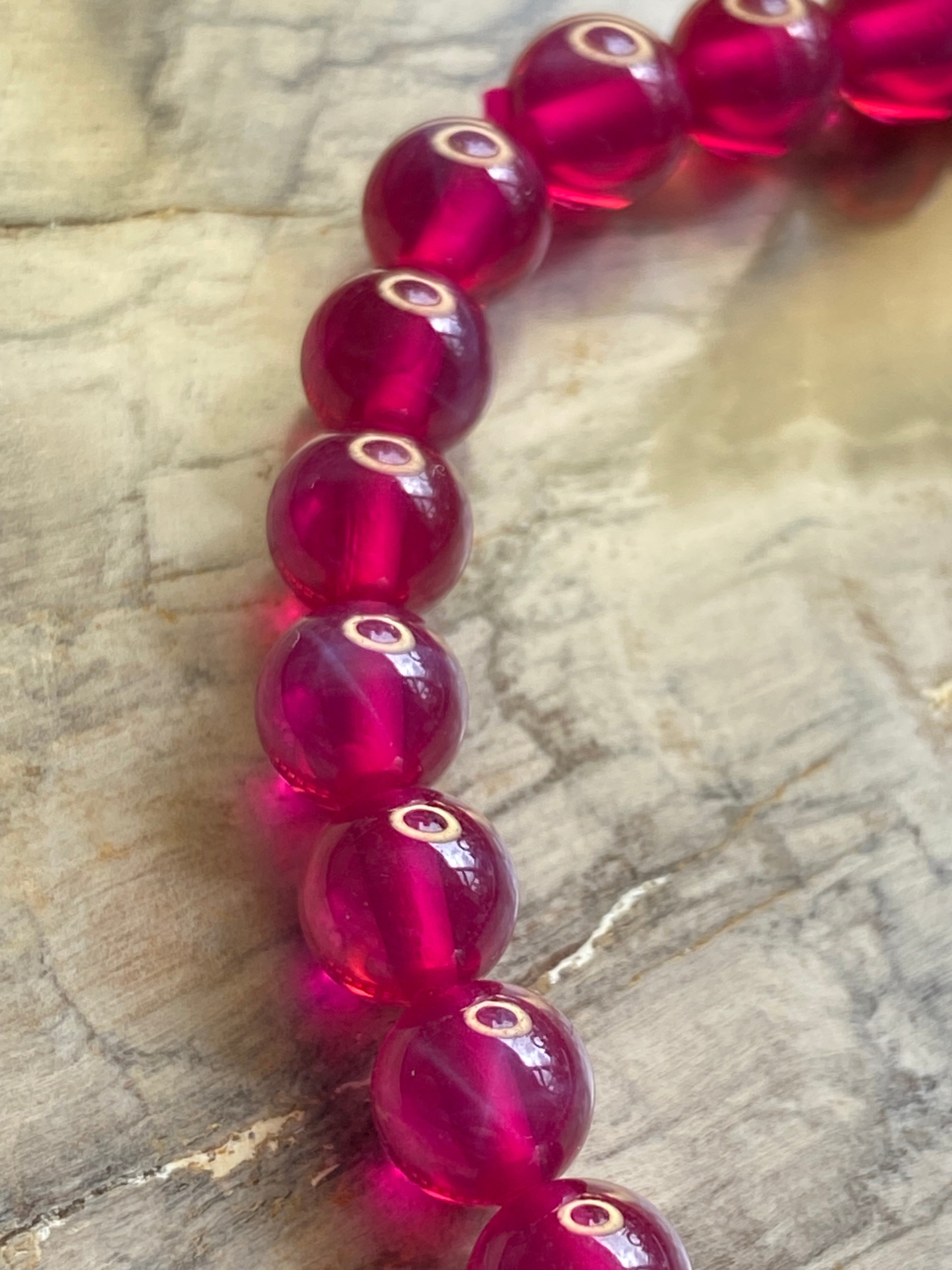 Star ruby crystal bracelet  all have  star flash