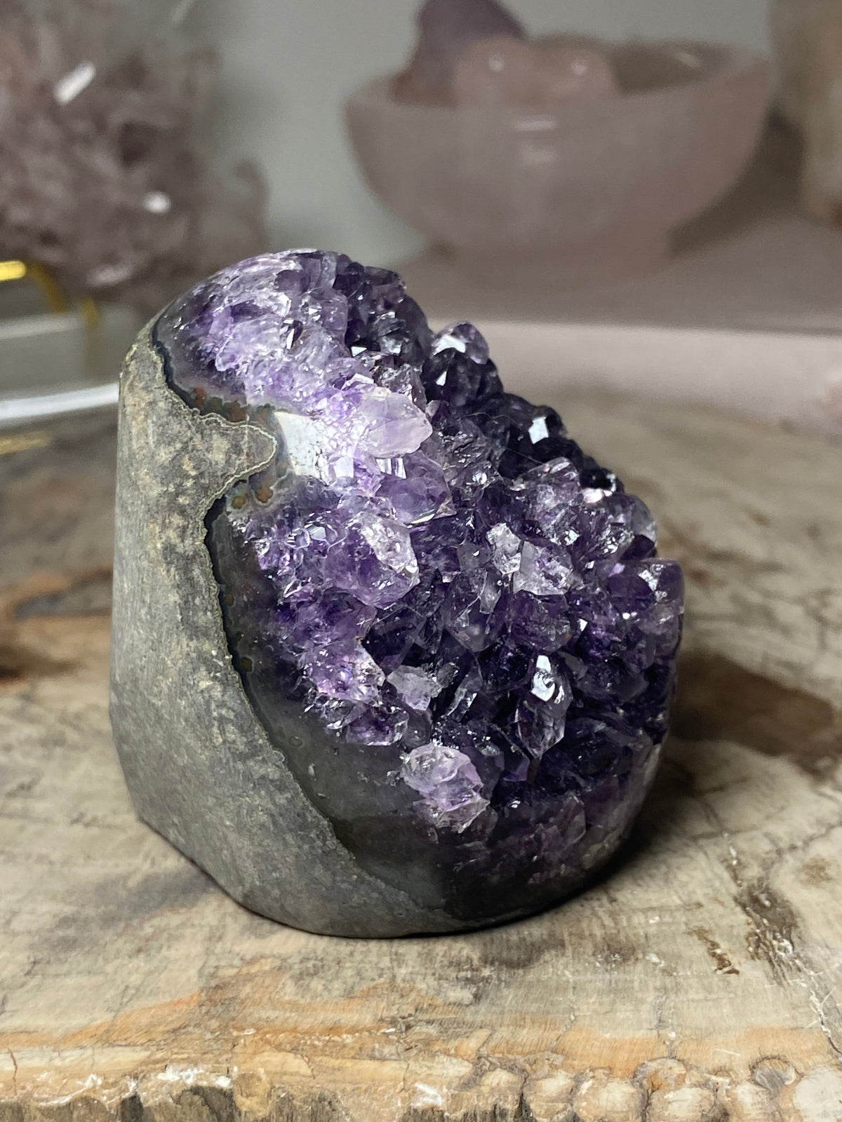 Small Amethyst crystal cathedral