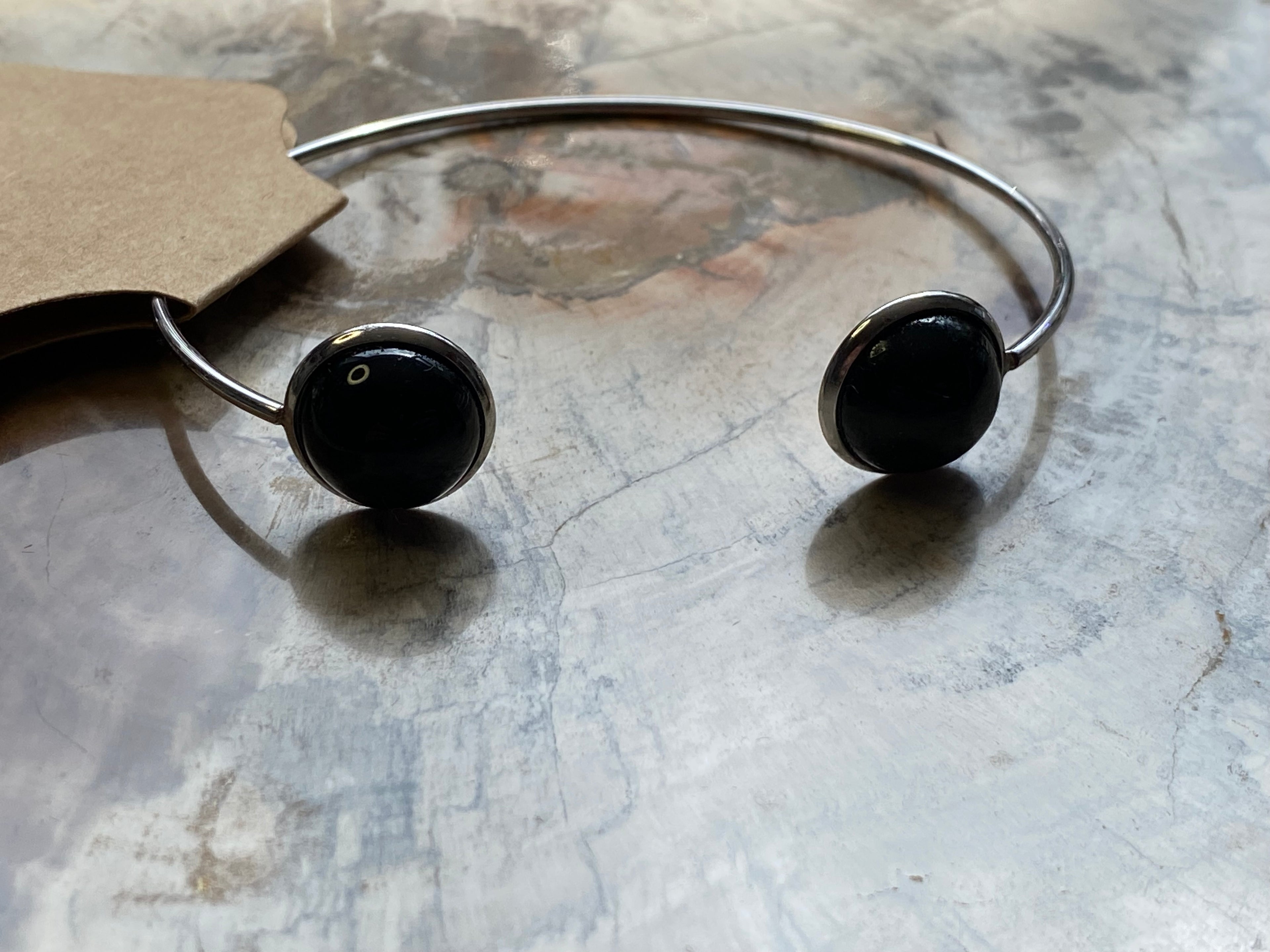 Obsidian  bangle