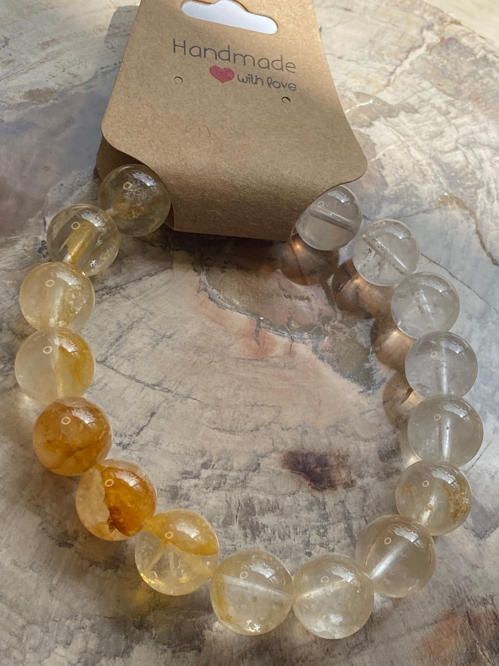 Golden  healer crystal bracelet
