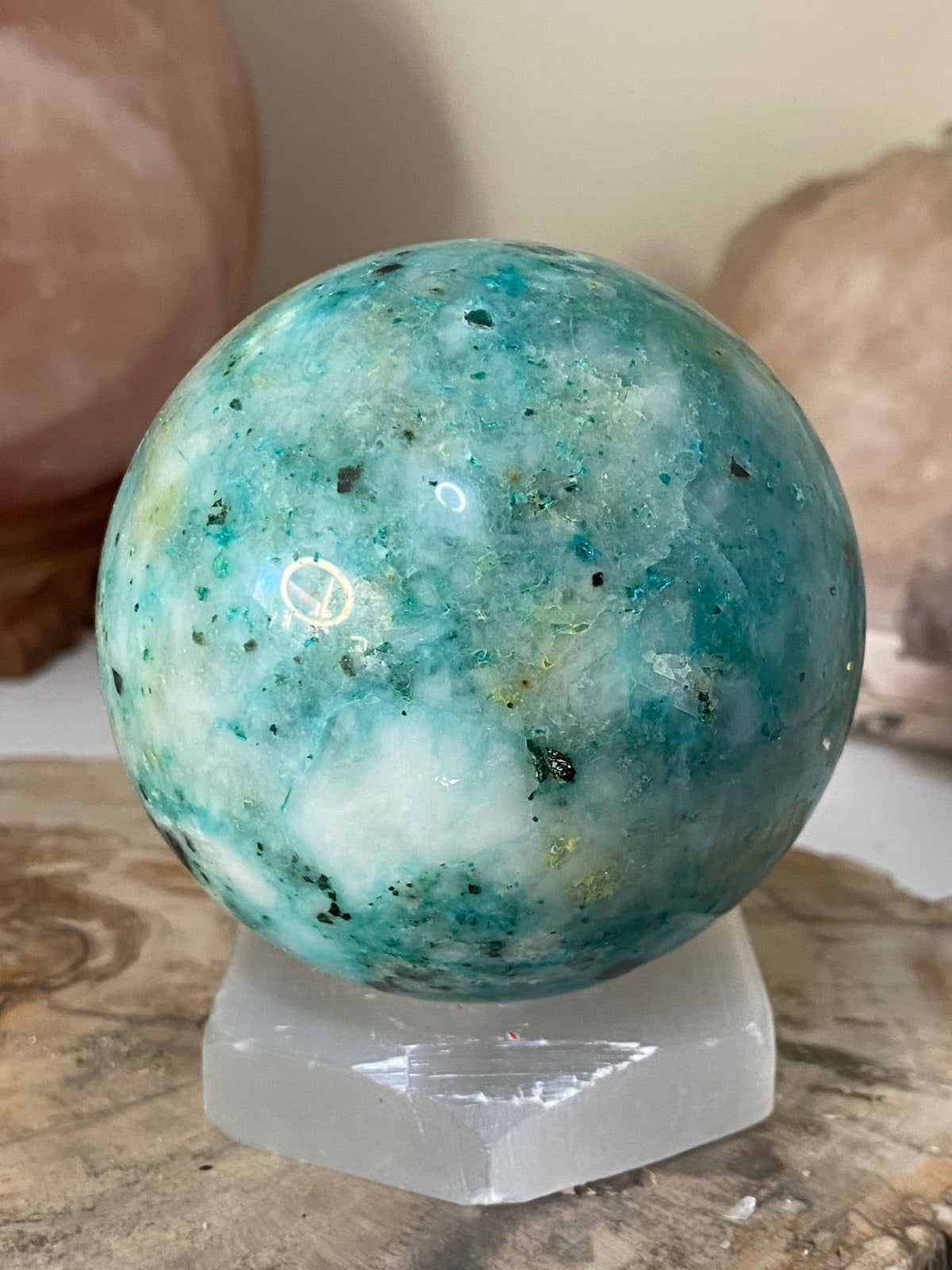 Phoenix stone crystal sphere