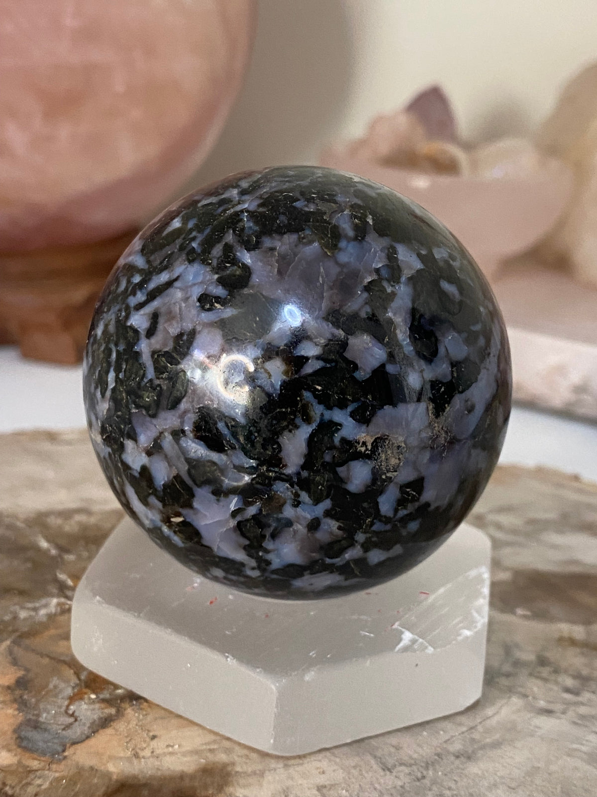 Indego degabro crystal sphere