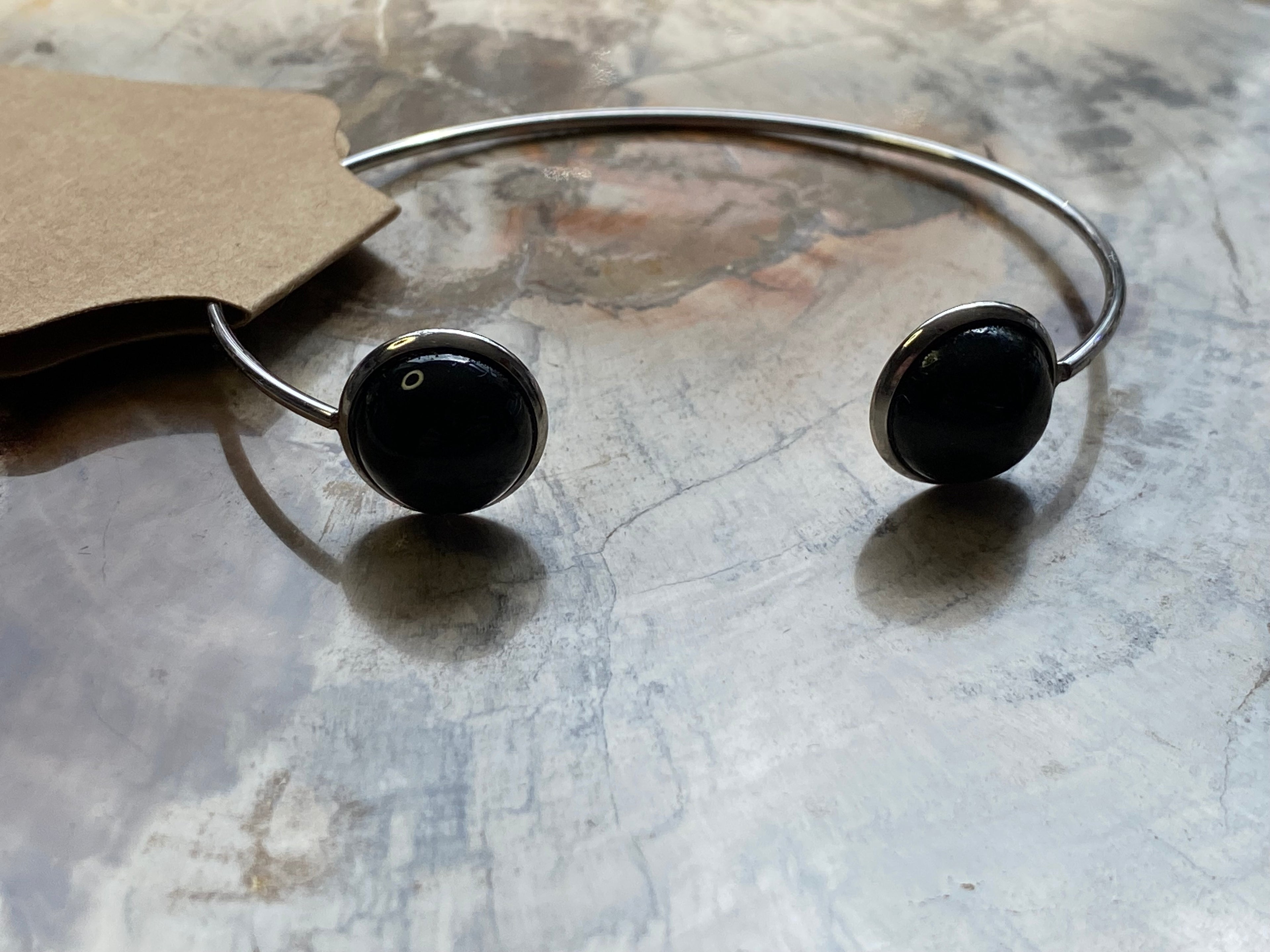 Obsidian  bangle