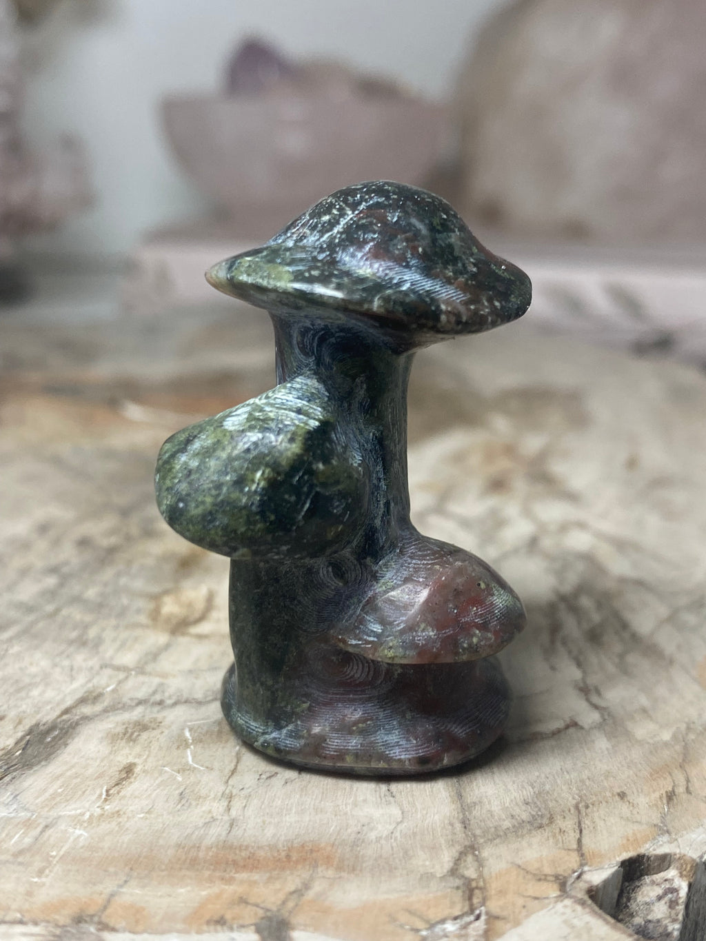 Small mushroom carving