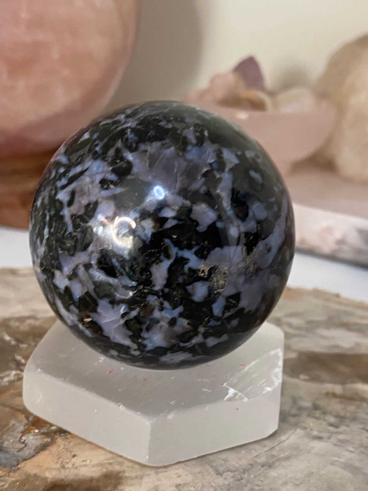 Indego degabro crystal sphere