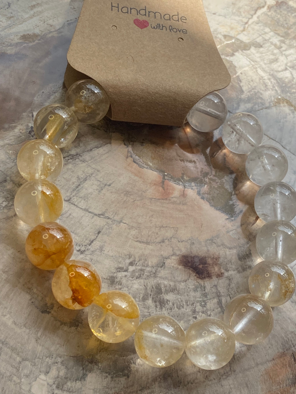 Golden  healer crystal bracelet