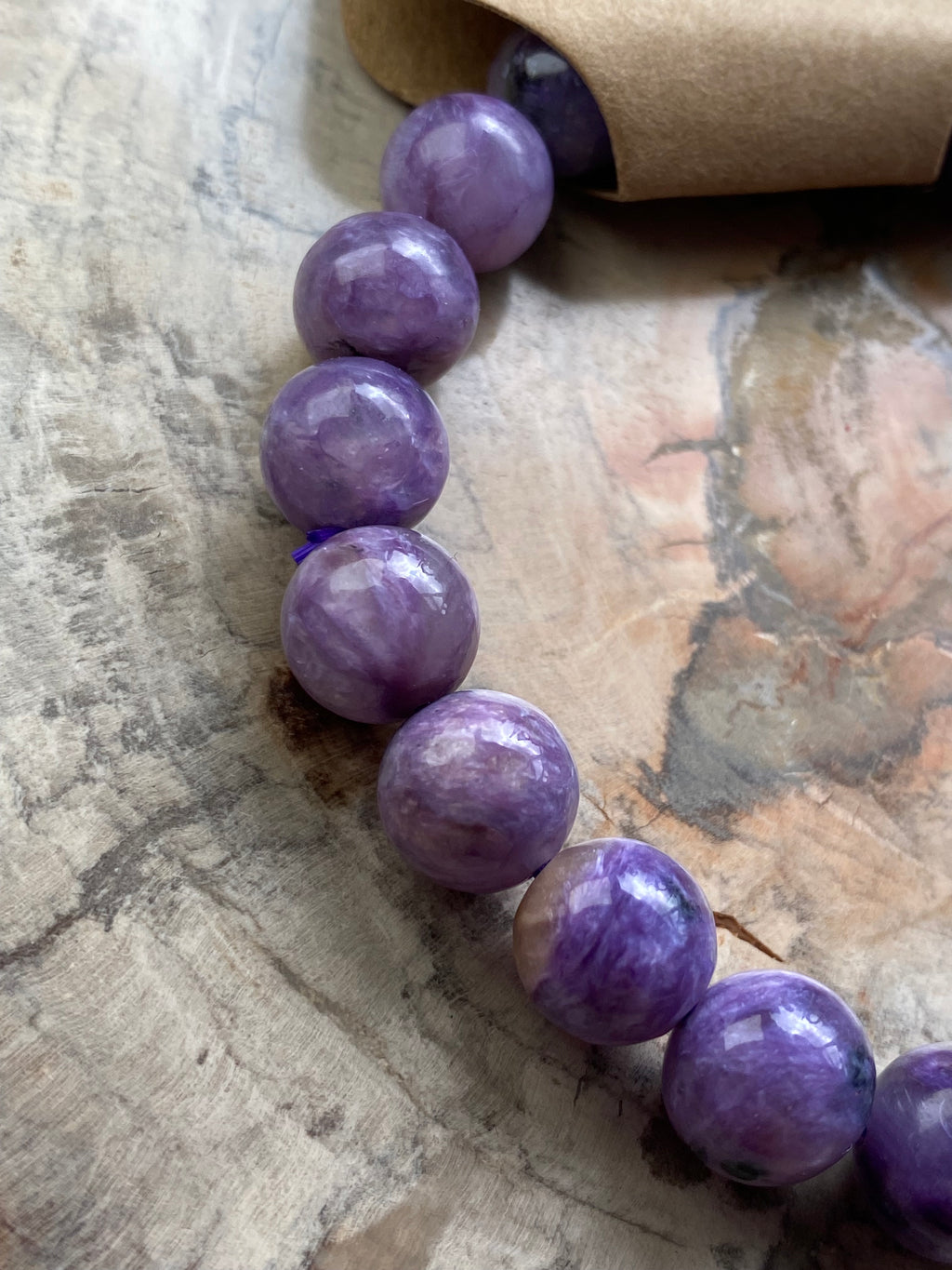 Charoite crystal bracelet Grade AAAA