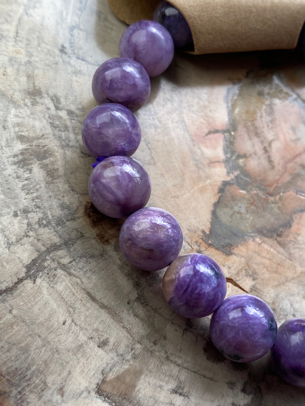 Charoite crystal bracelet Grade AAAA