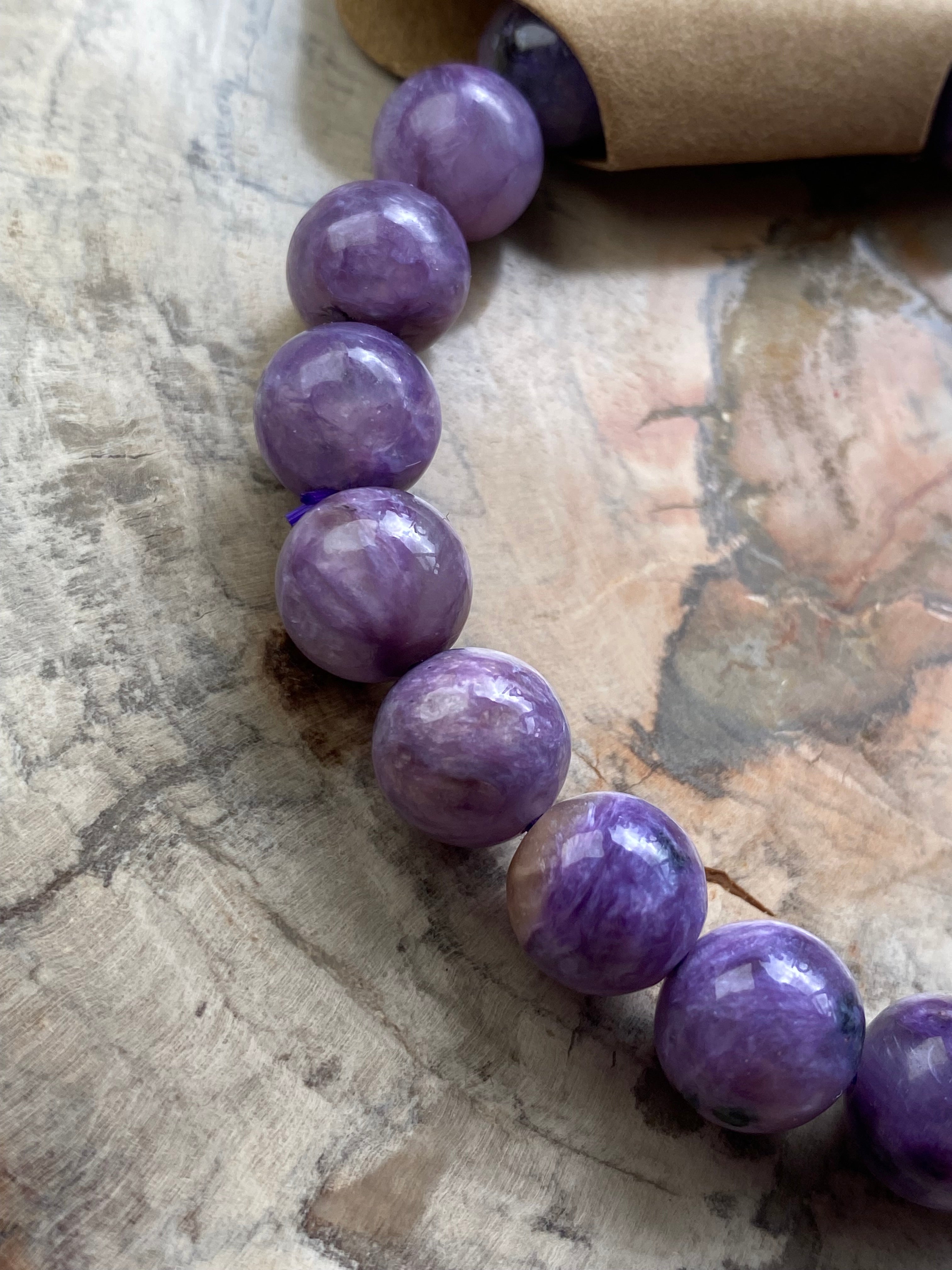 Charoite crystal bracelet Grade AAAA