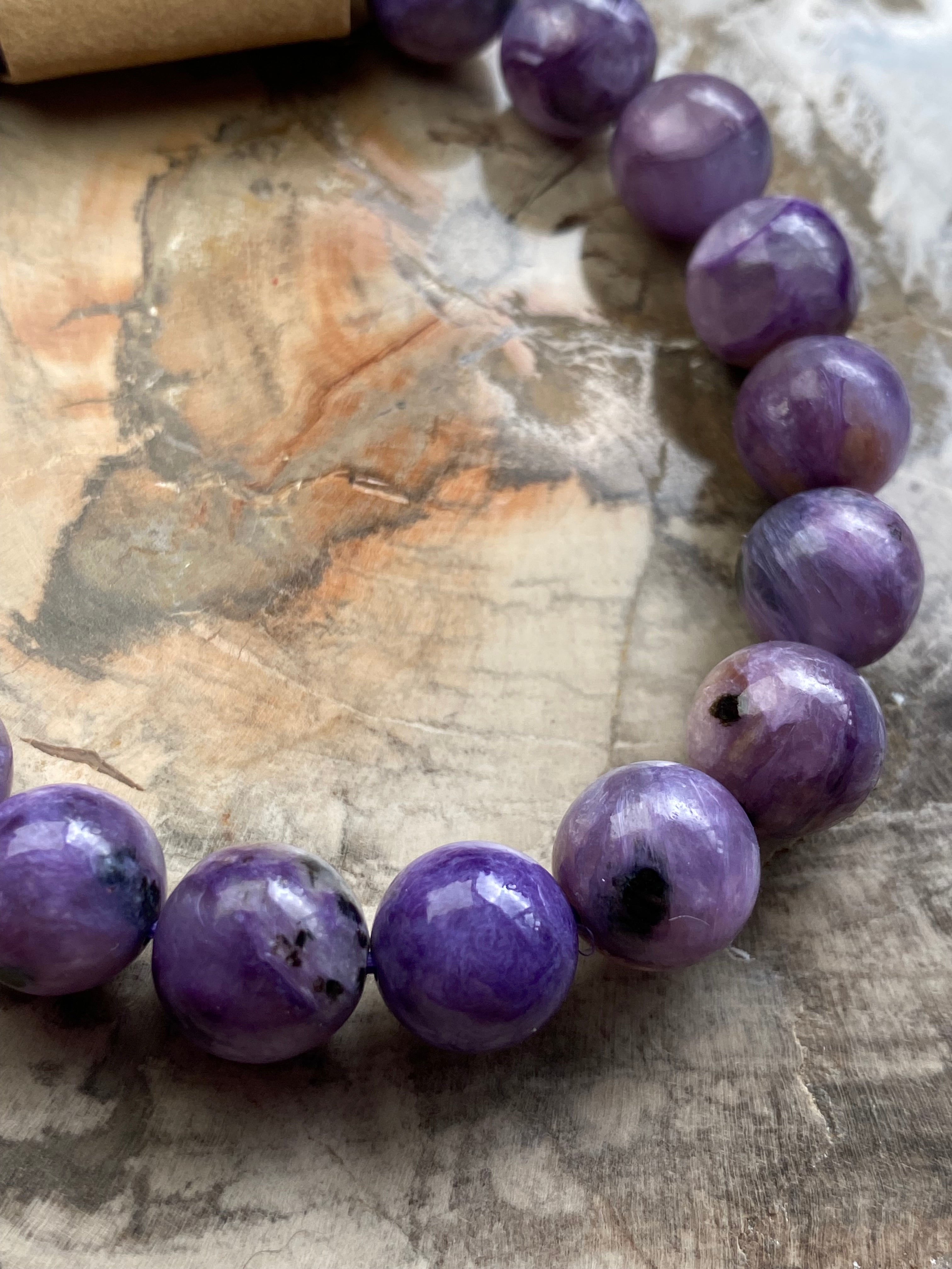 Charoite crystal bracelet Grade AAAA
