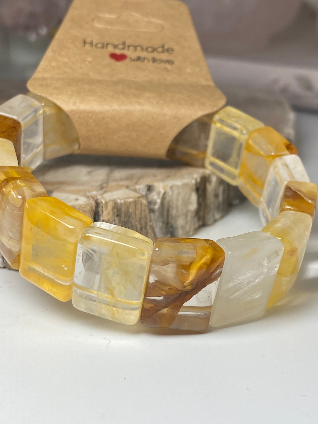 Golden Healer crystal Bracelet