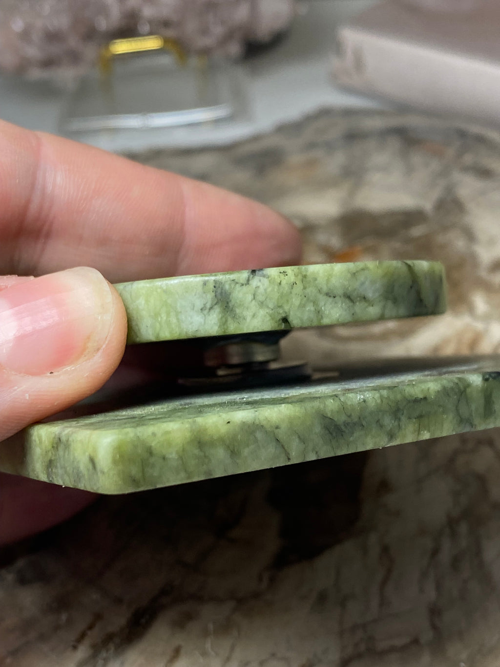Green Jade spin stands