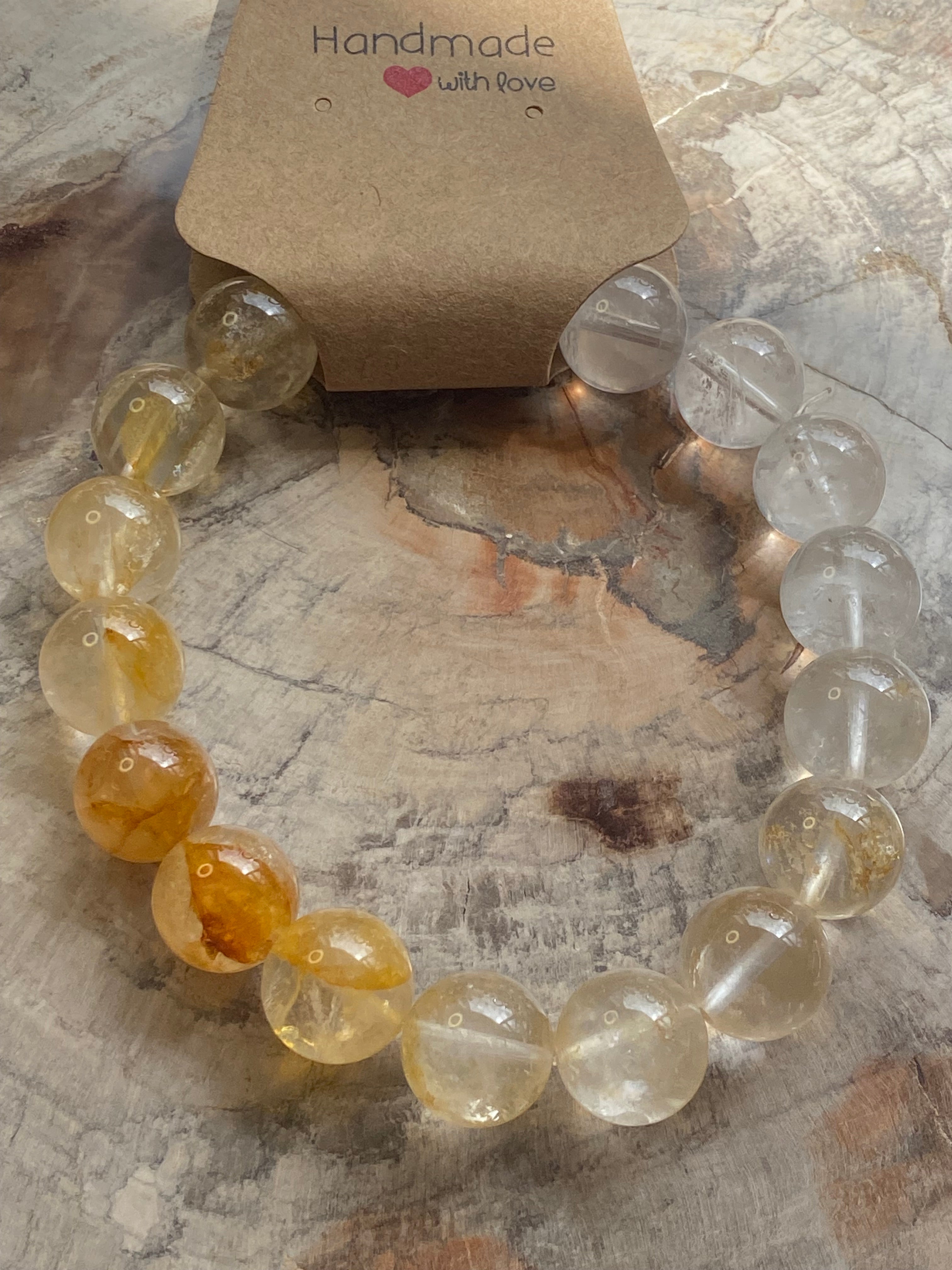 Golden  healer crystal bracelet