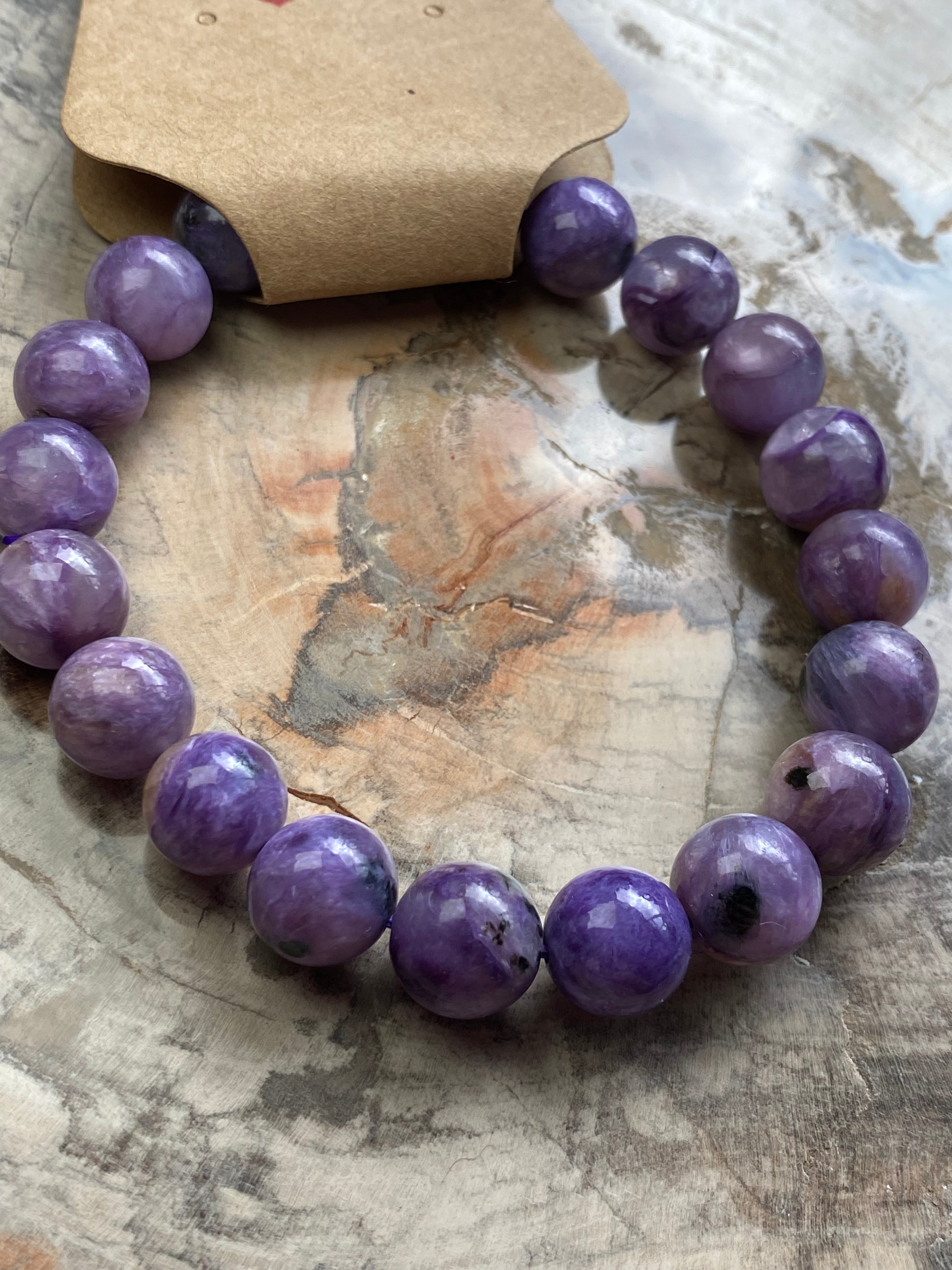Charoite crystal bracelet Grade AAAA