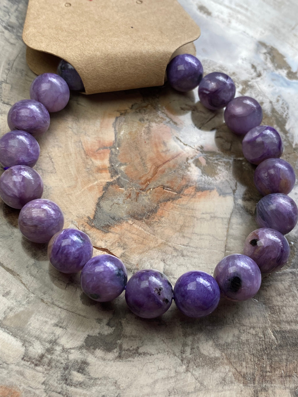 Charoite crystal bracelet Grade AAAA