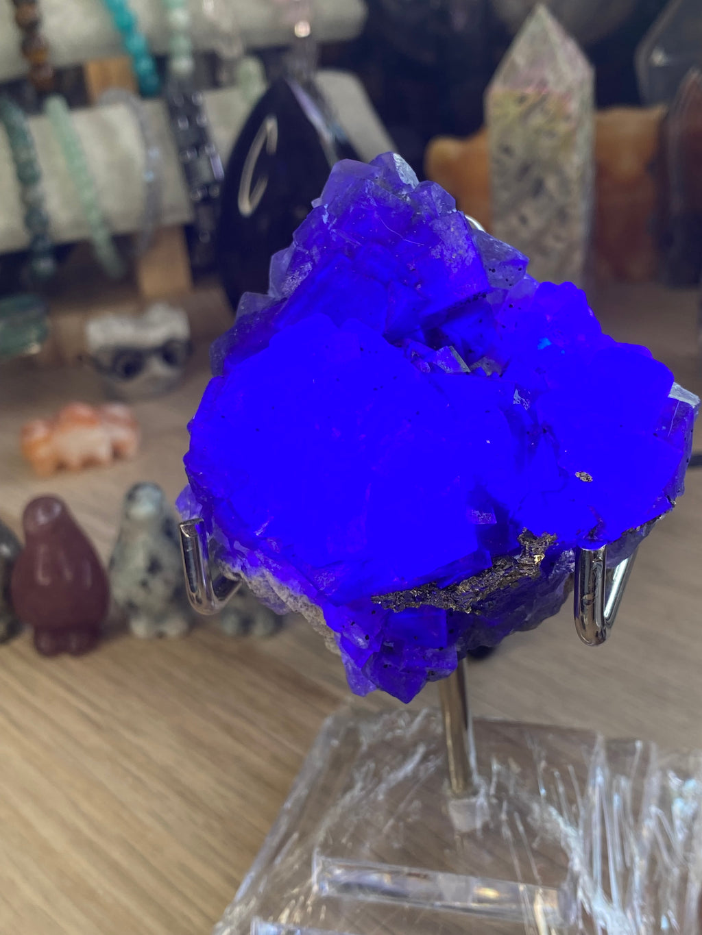 Nigerian fluorite with sugar duzy pyrite specimen