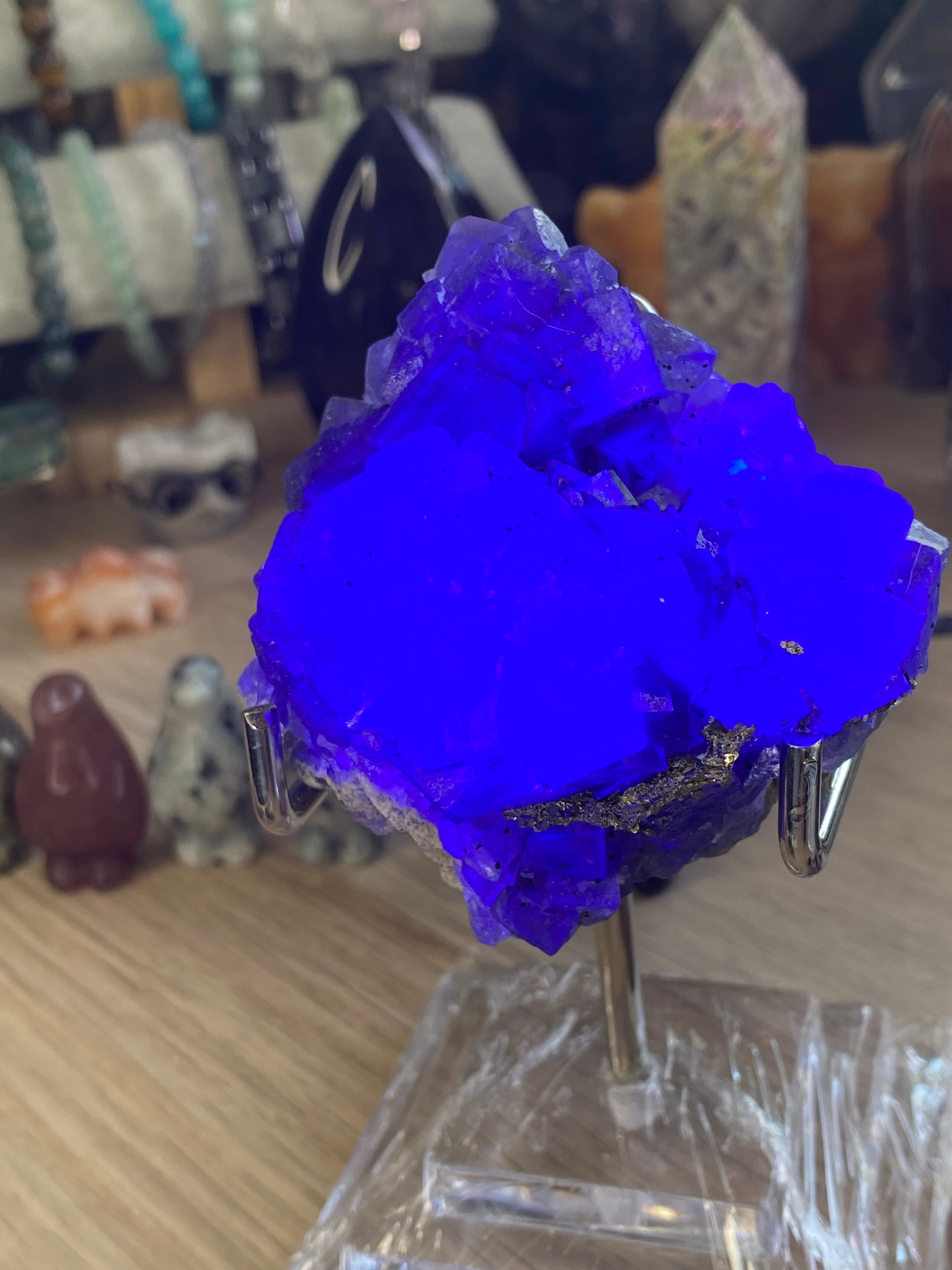 Nigerian fluorite with sugar duzy pyrite specimen