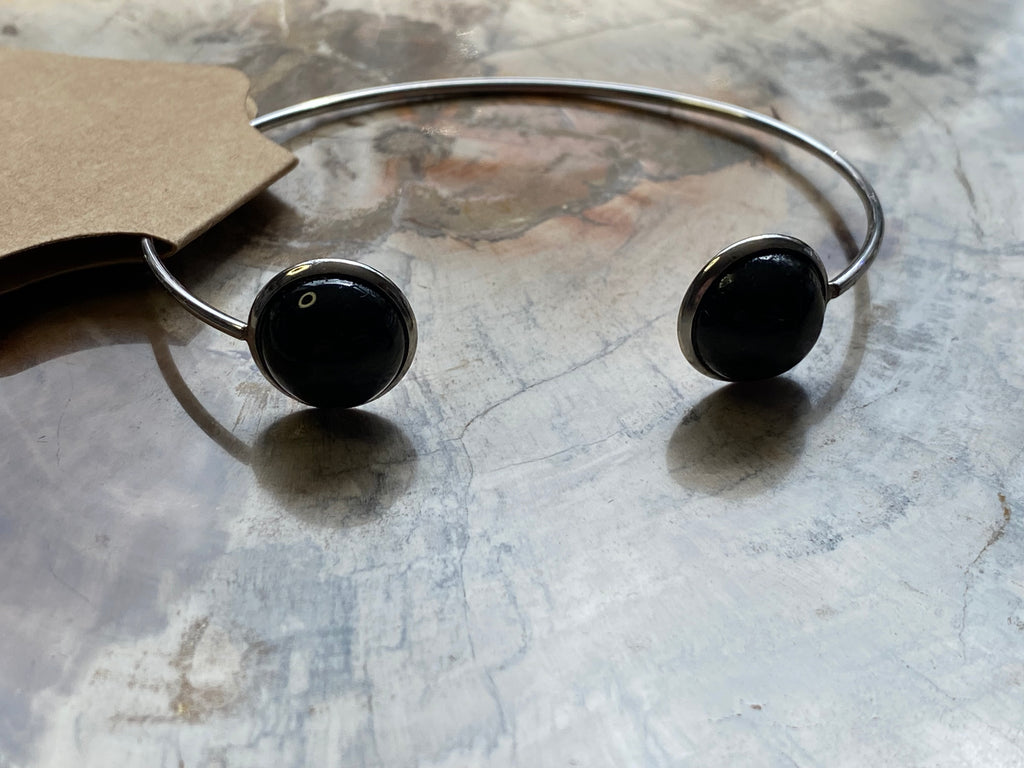 Obsidian  bangle