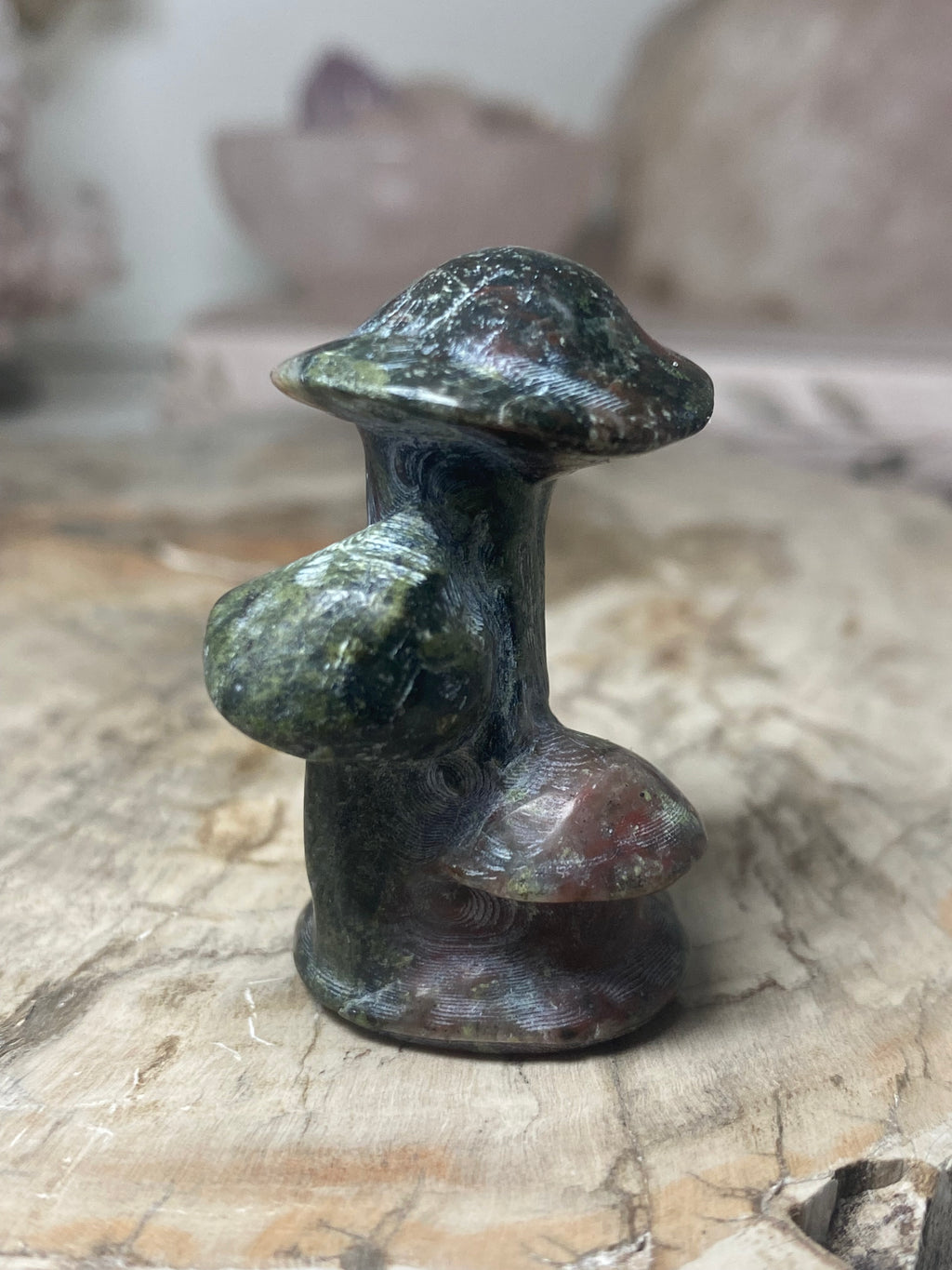 Small mushroom carving