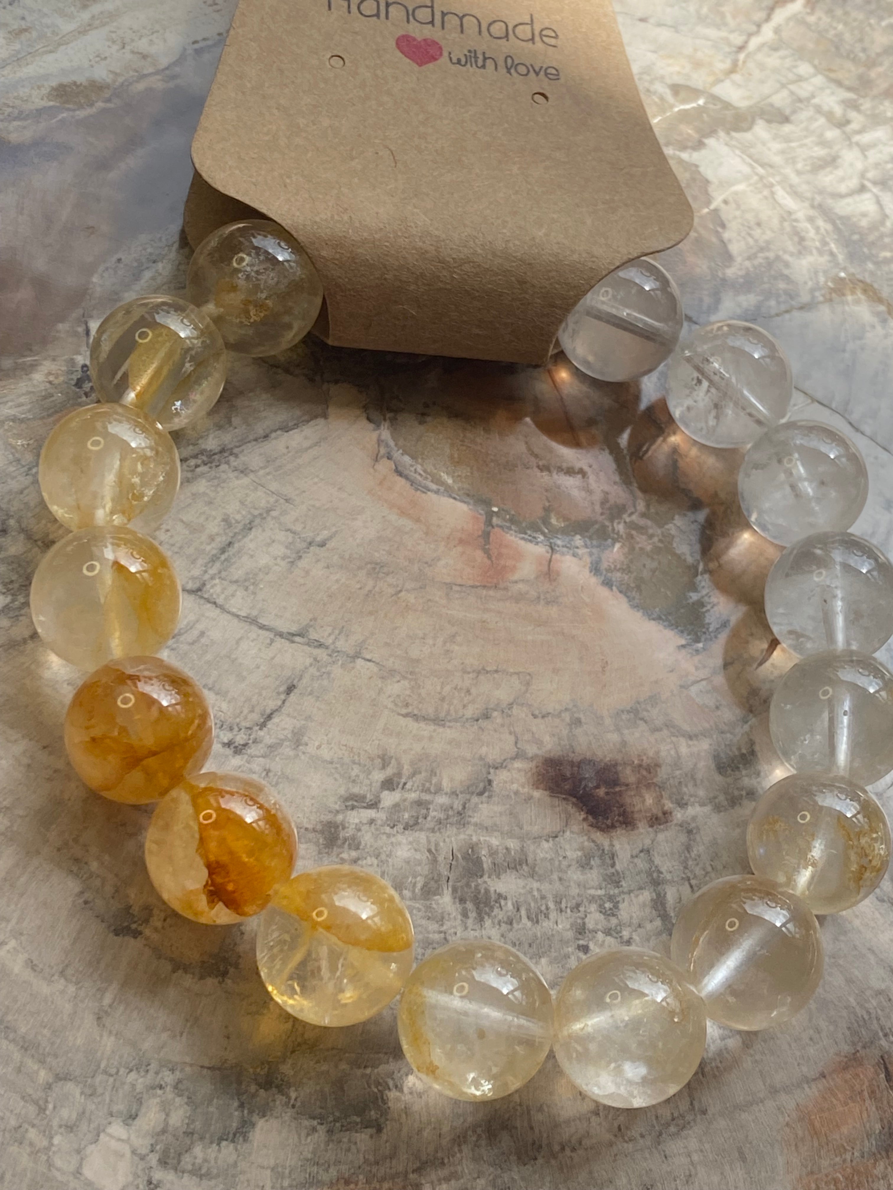 Golden  healer crystal bracelet