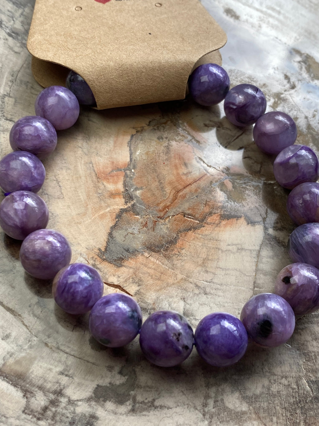Charoite crystal bracelet Grade AAAA