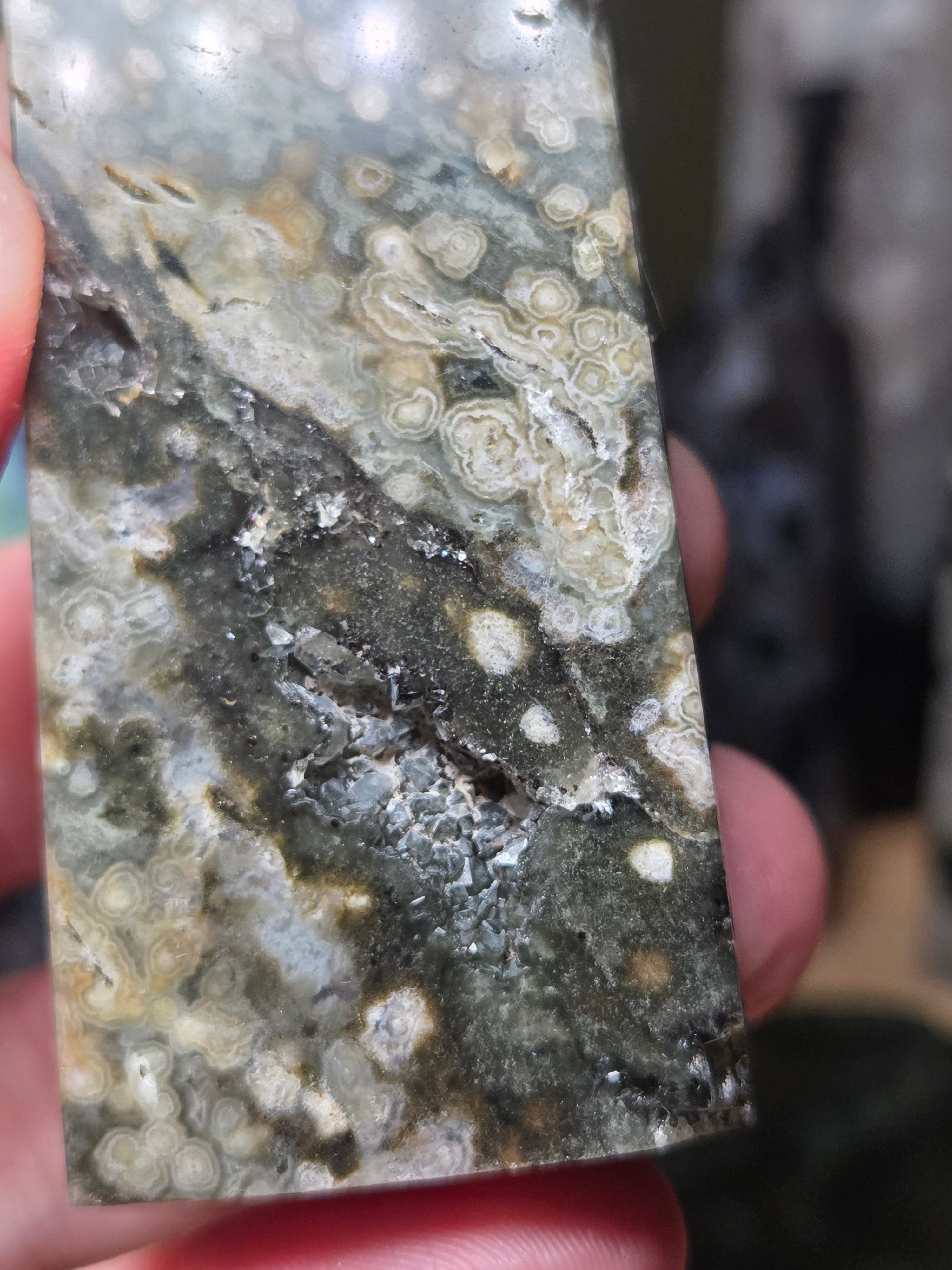 Ocean Jasper crystal tower