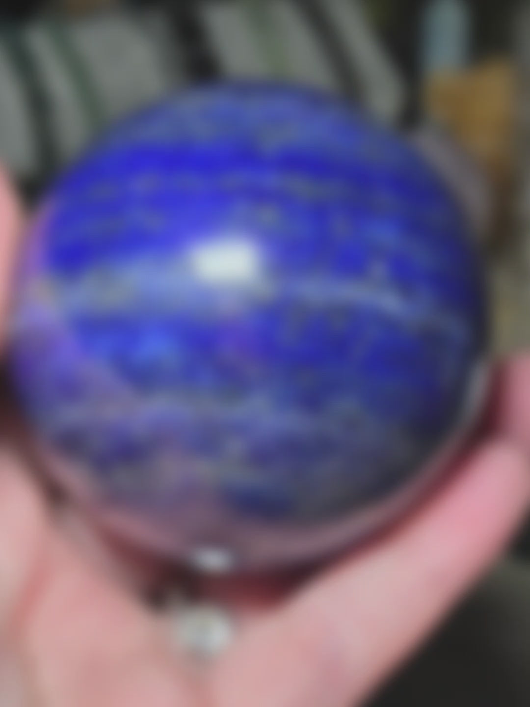 Amazing  high quality crystal  Lapis Lazuli sphere