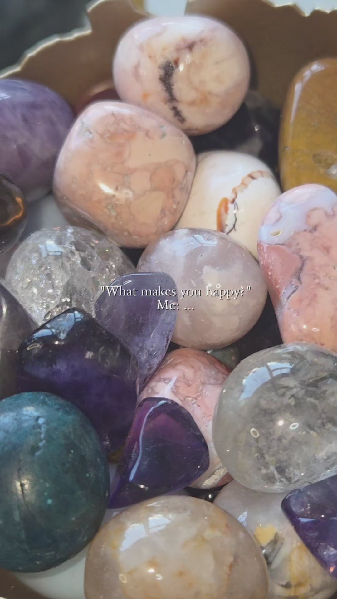 500g mixed crystal tumbles