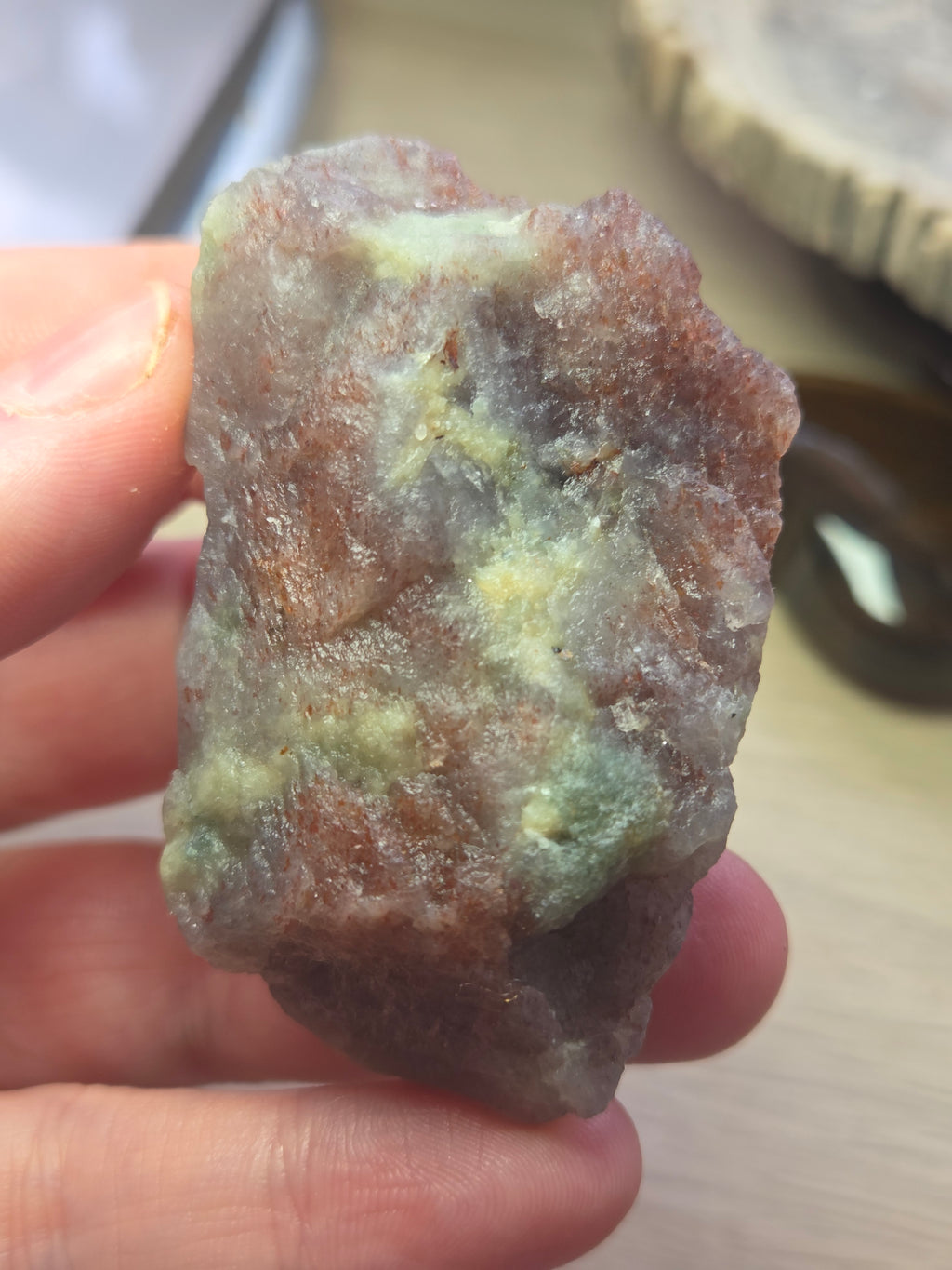 Iolite crystal  raw specimen