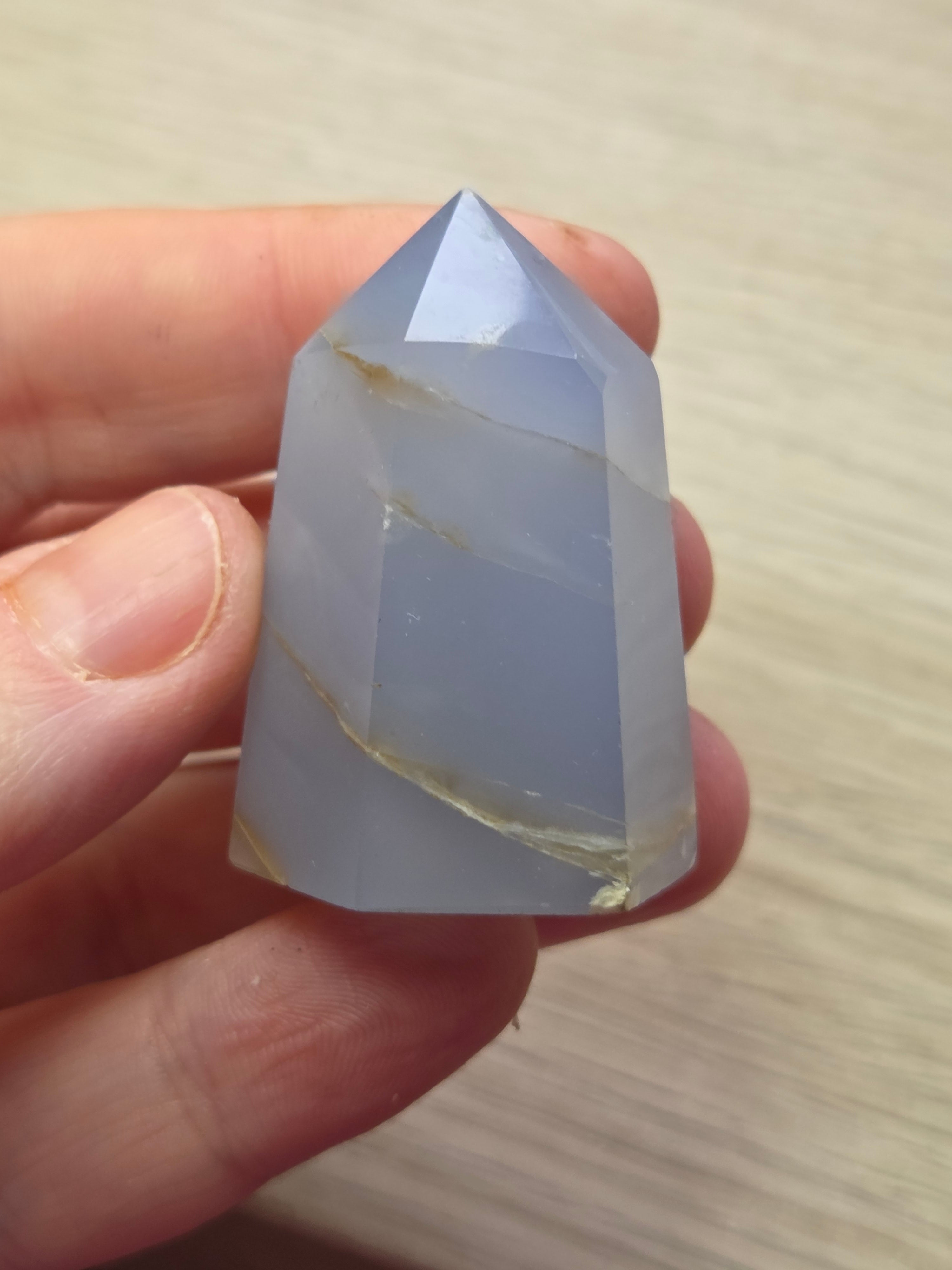 Chalcedony crystal  tower