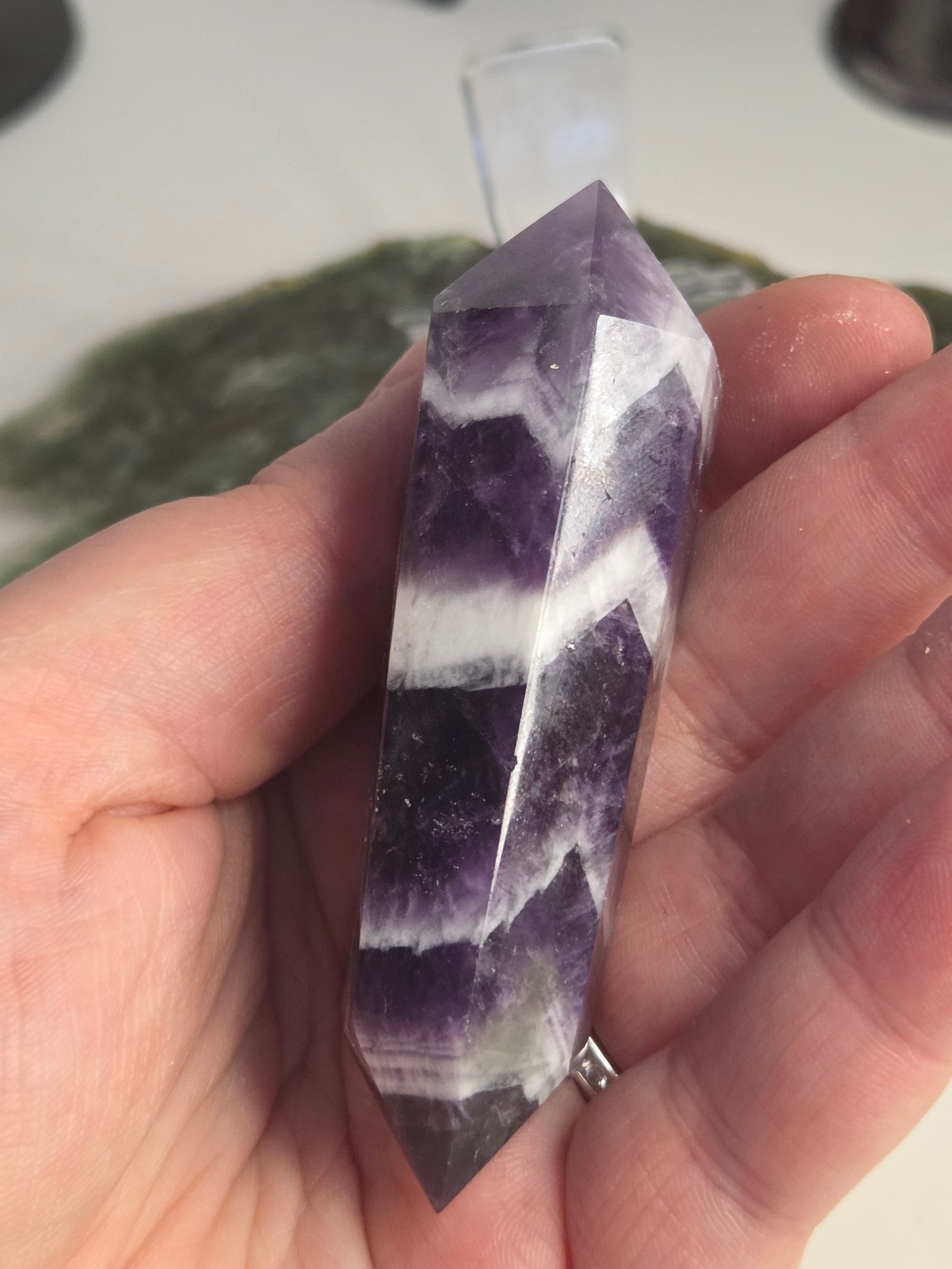 Dream Amethyst crystal DT with stand
