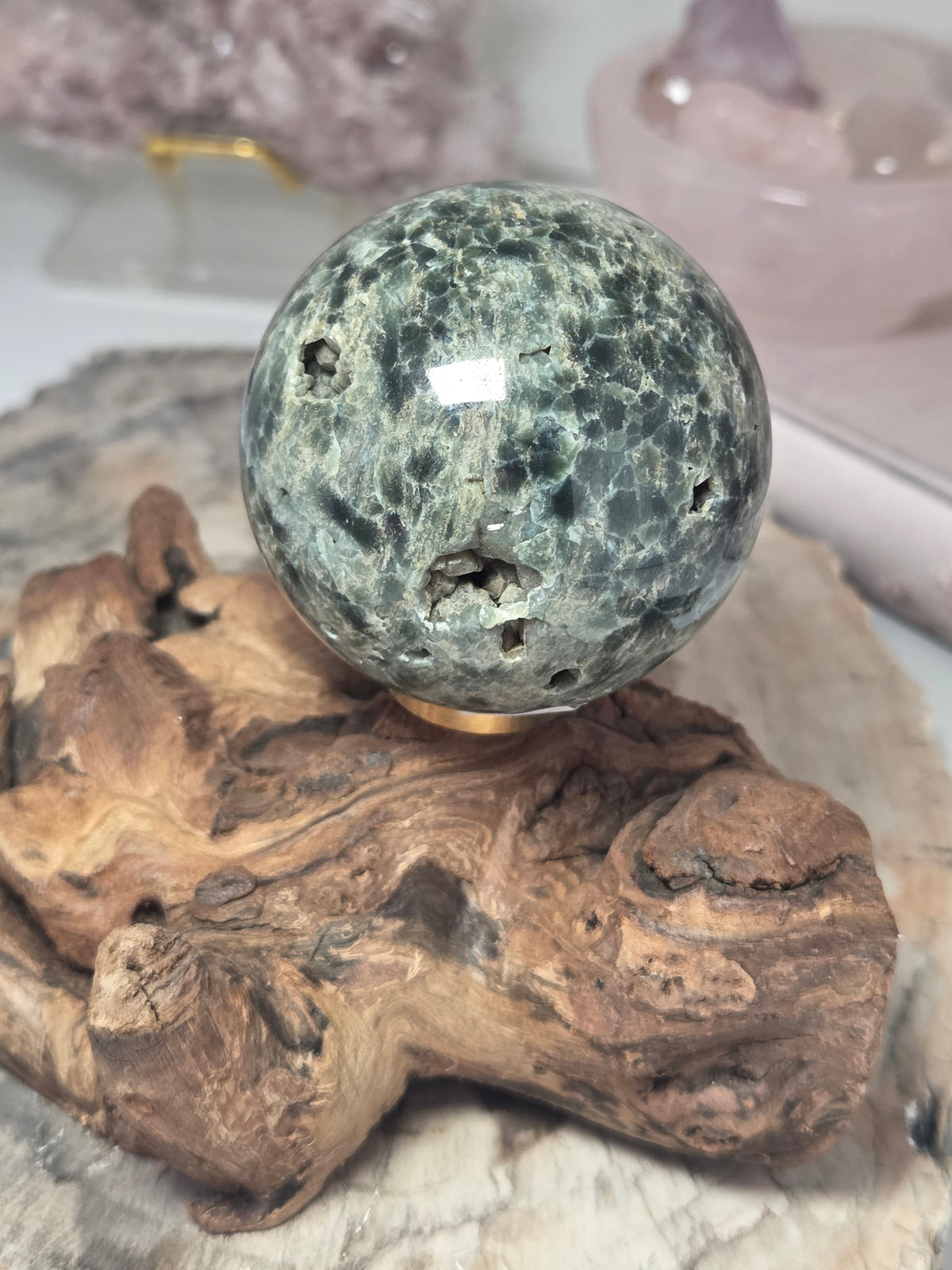 Ocean Jasper crystal sphere