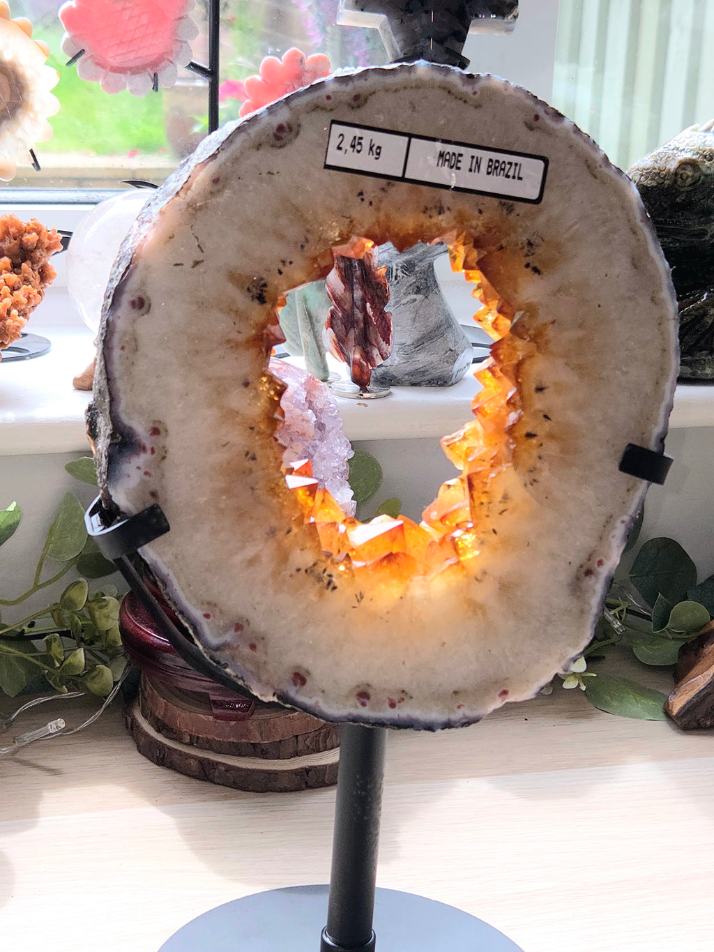 Stunning Citrine crystal portal