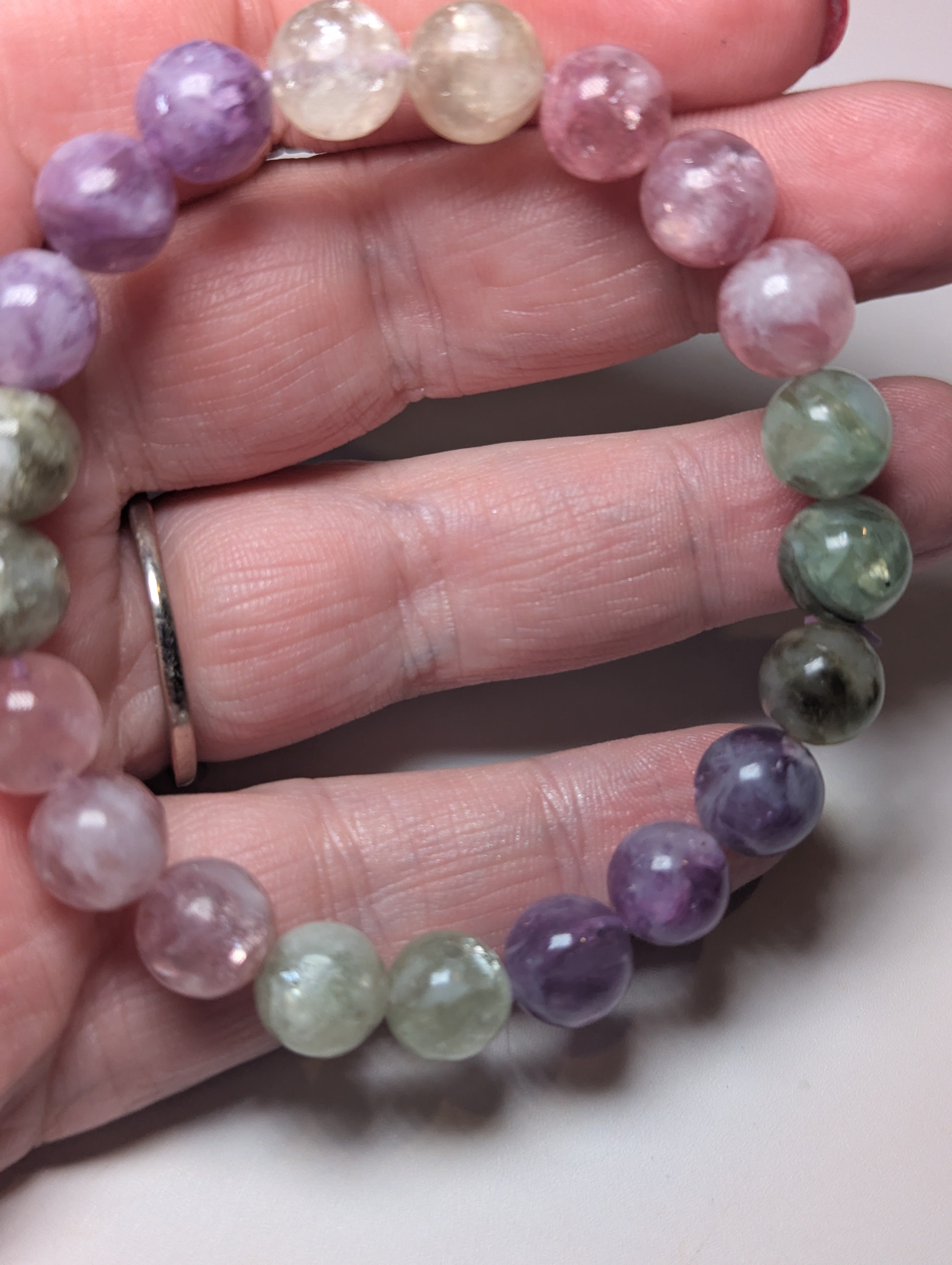 Grade AAAA Flashy Tourmaline crystal bracelet