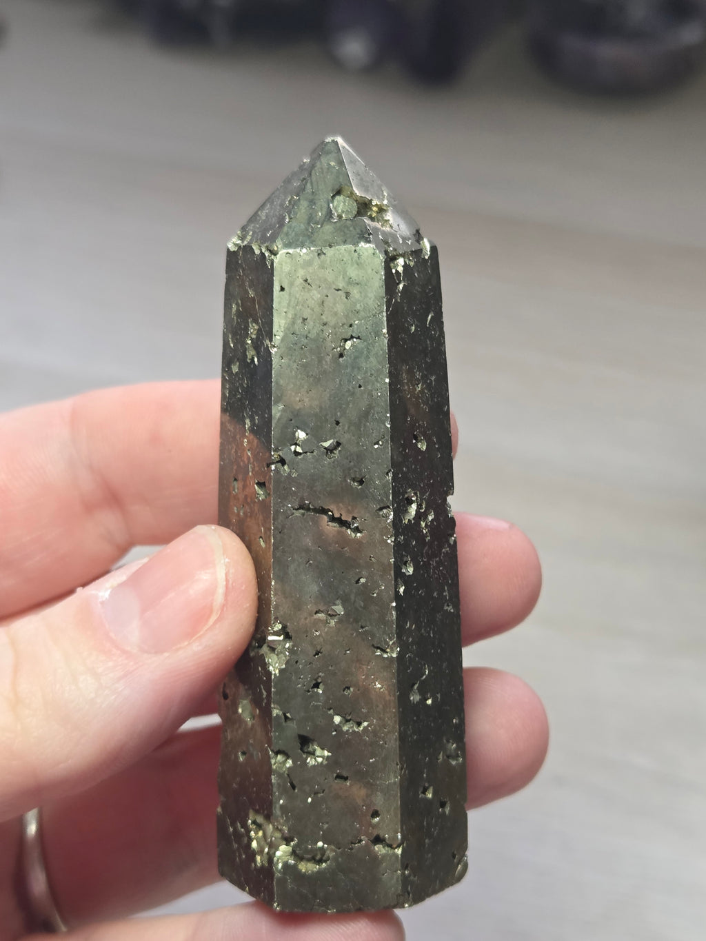 Pyrite crystal tower