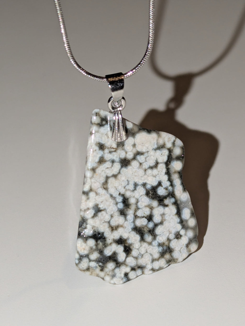 Ocean Jasper crystal handmade necklace