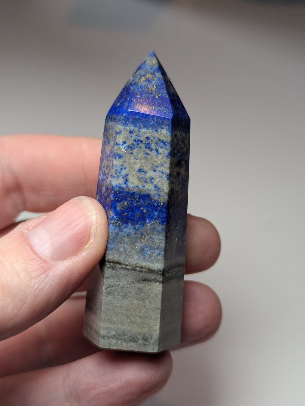 Lapis Lazuli crystal tower