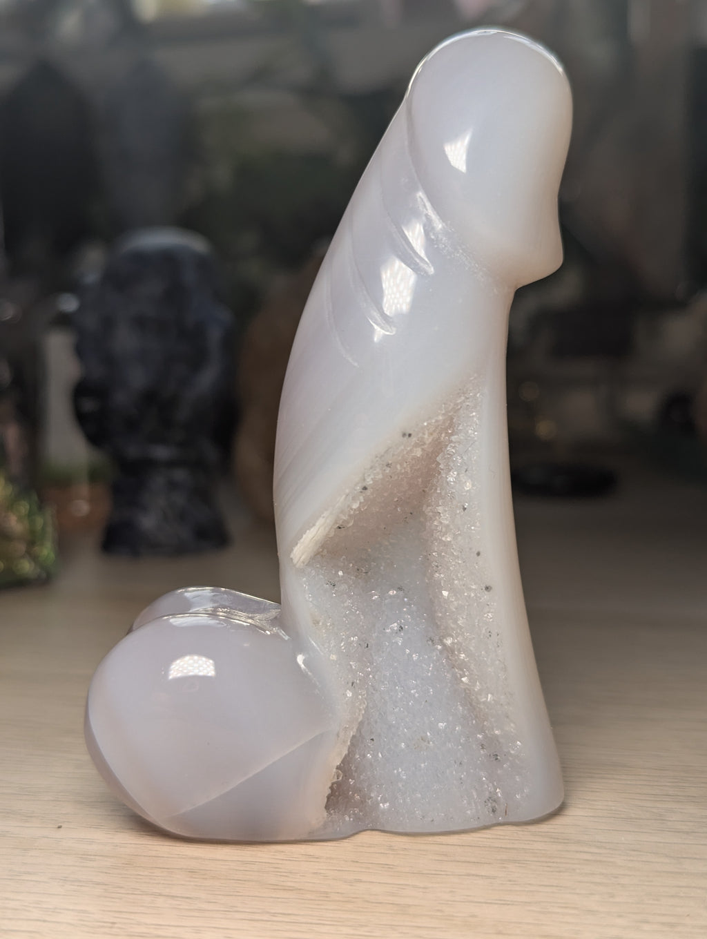 Duzy agate crystal Male ding dong