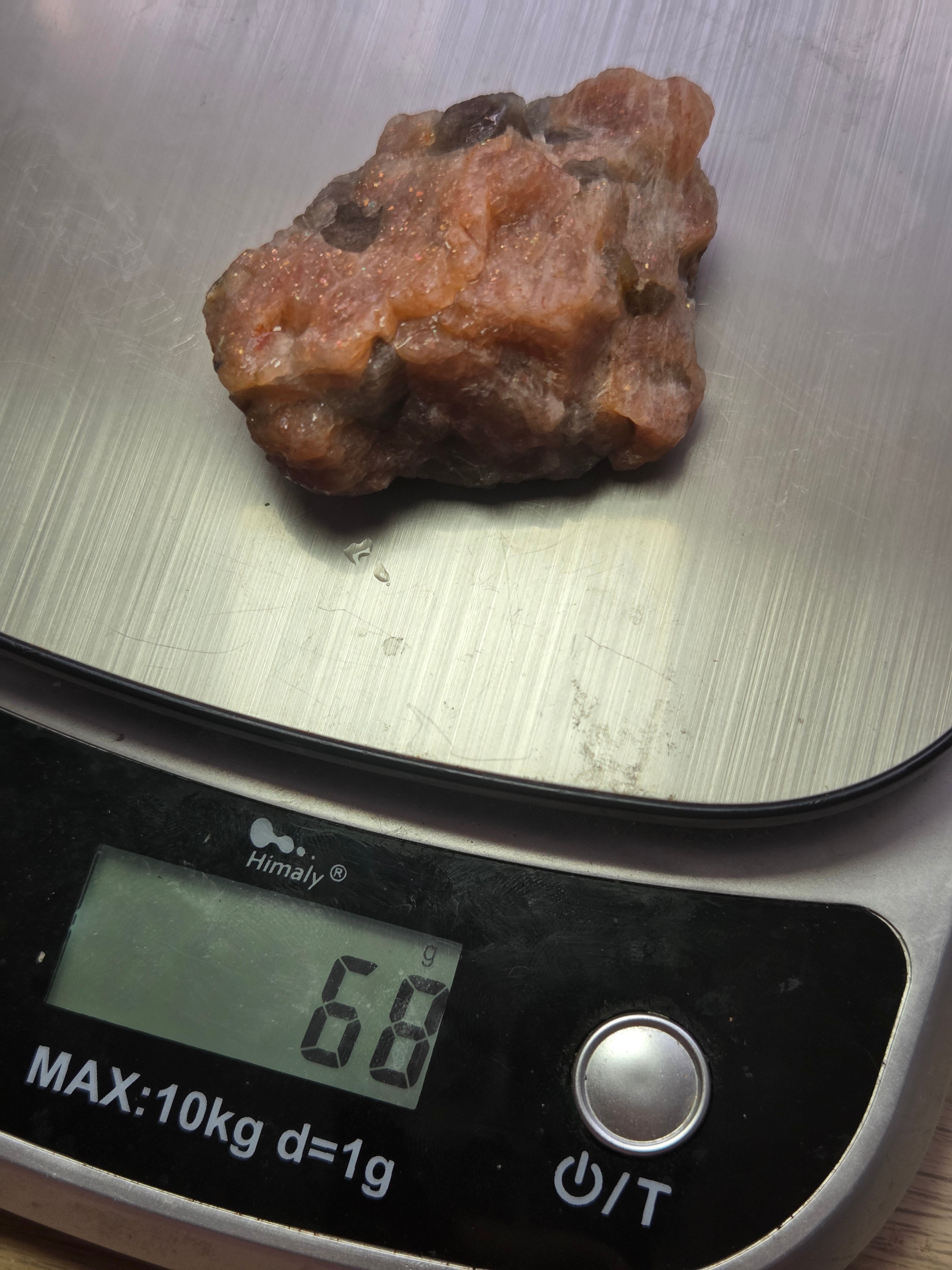 Sunstone raw specimen
