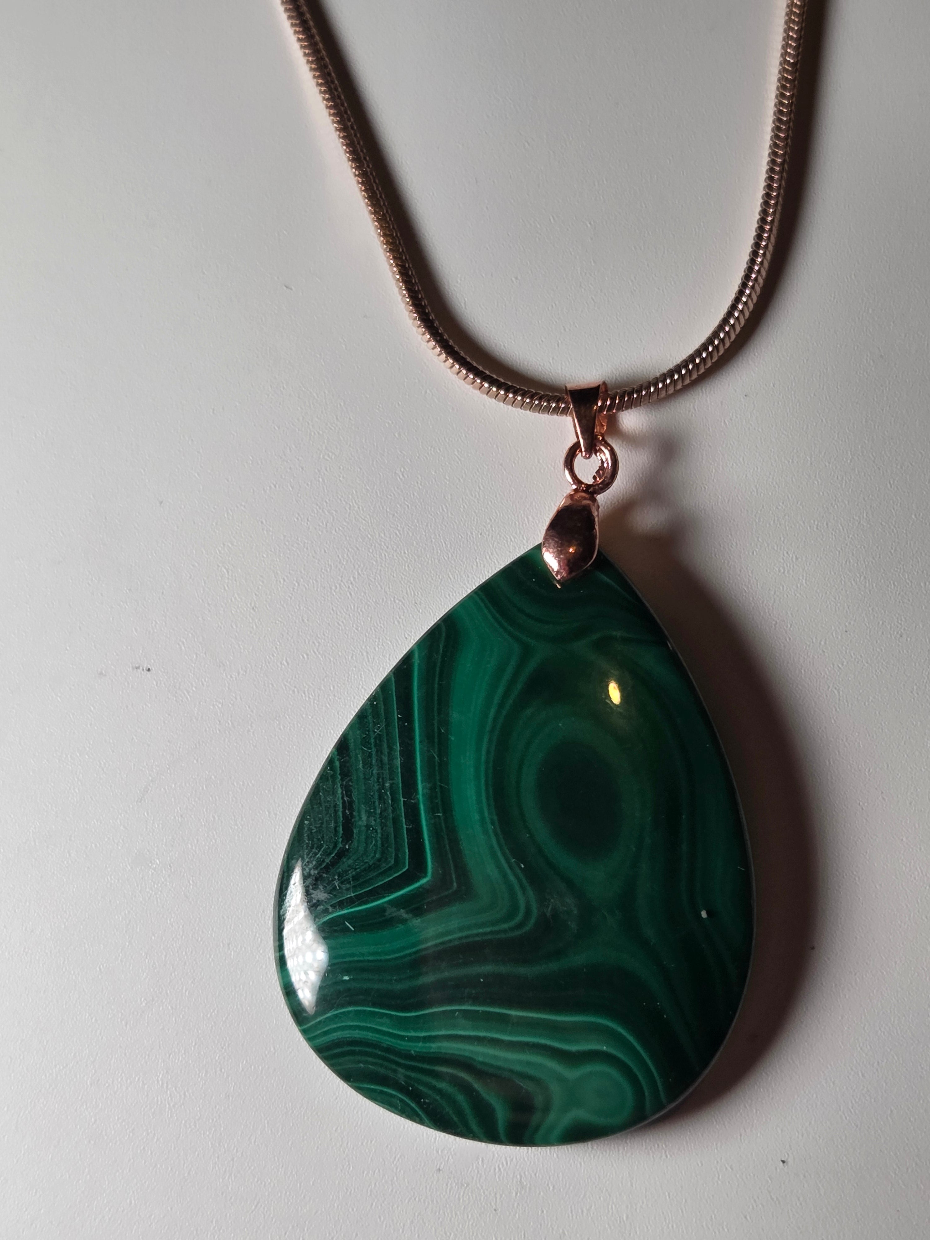 Malicite crystal necklace