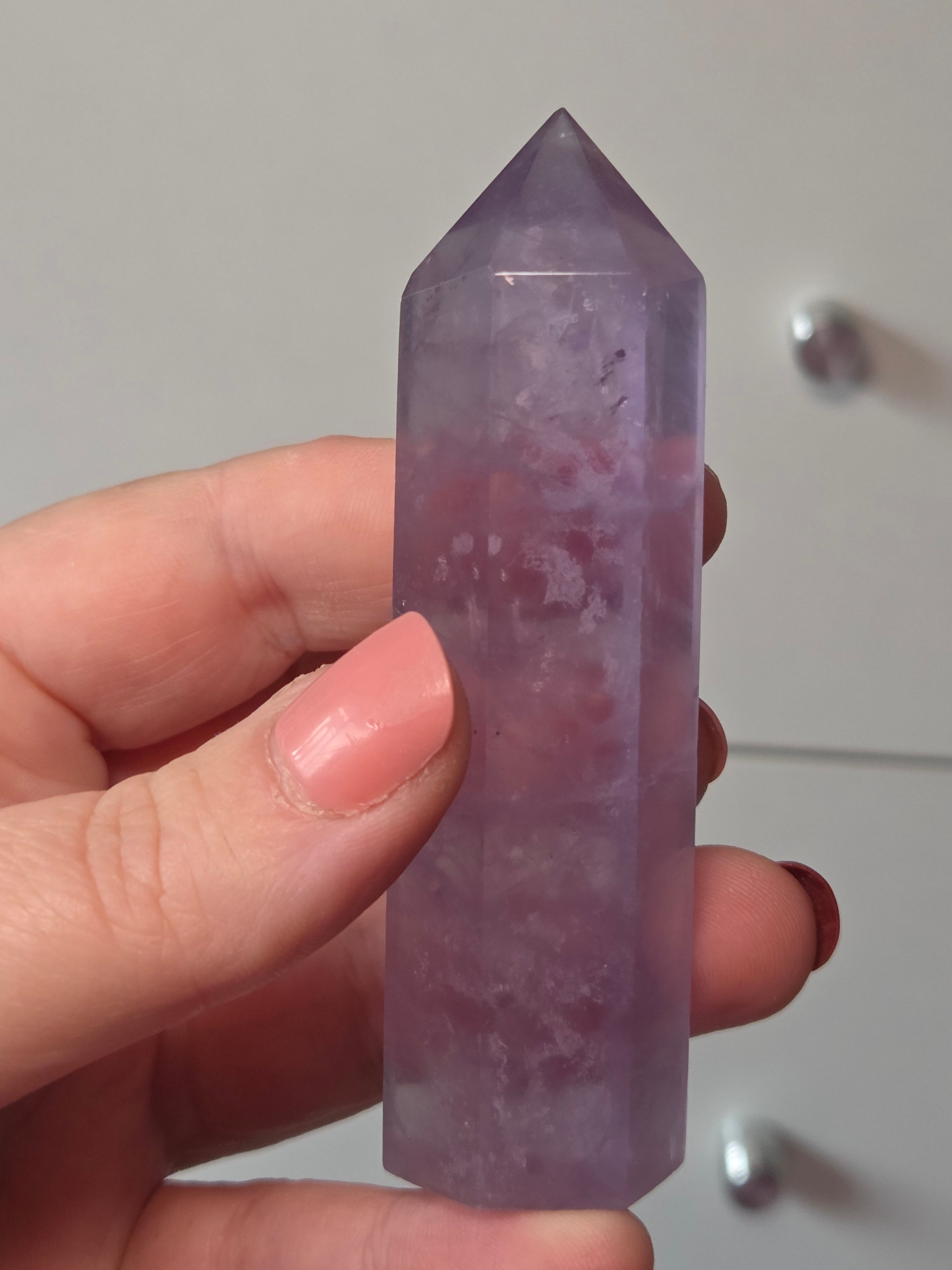 Amethyst crystal tower