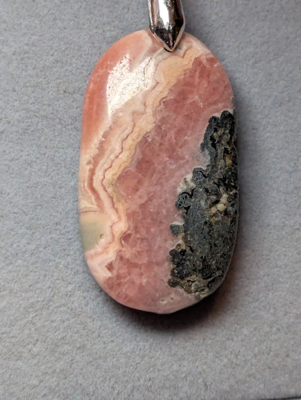 Rhodcrosite crystal handmade necklace